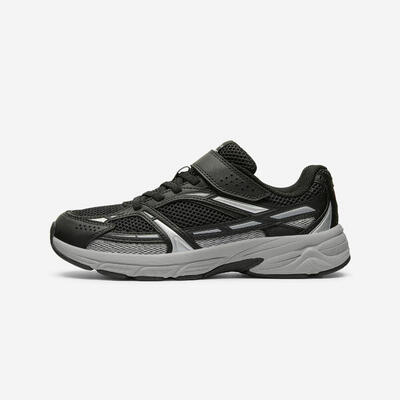 Scarpe da ginnastica bambino OG2K leggere traspiranti nero-grigio