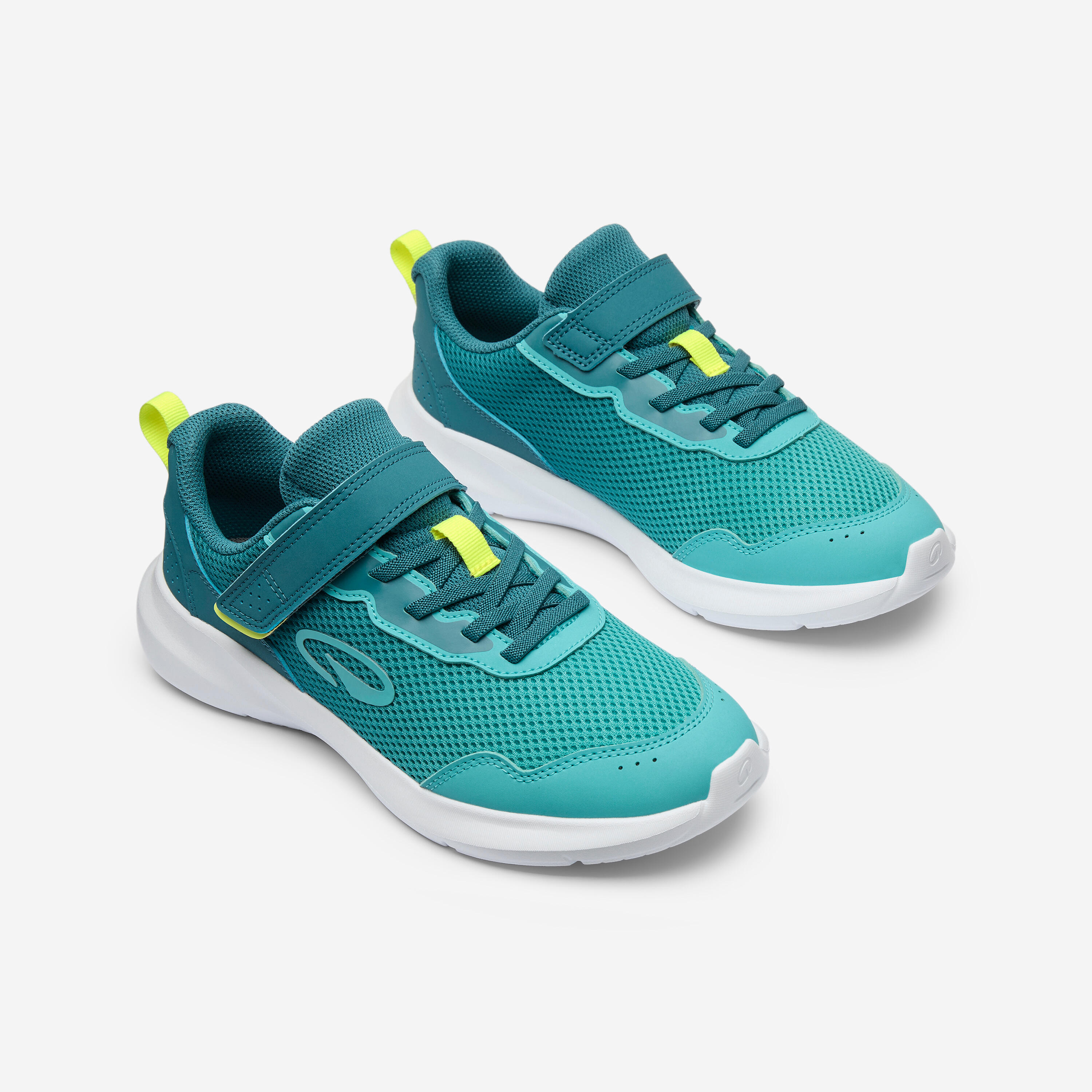 Chaussures de sport à scratch respirantes et légères enfant, Play Sporty bleu 2/6