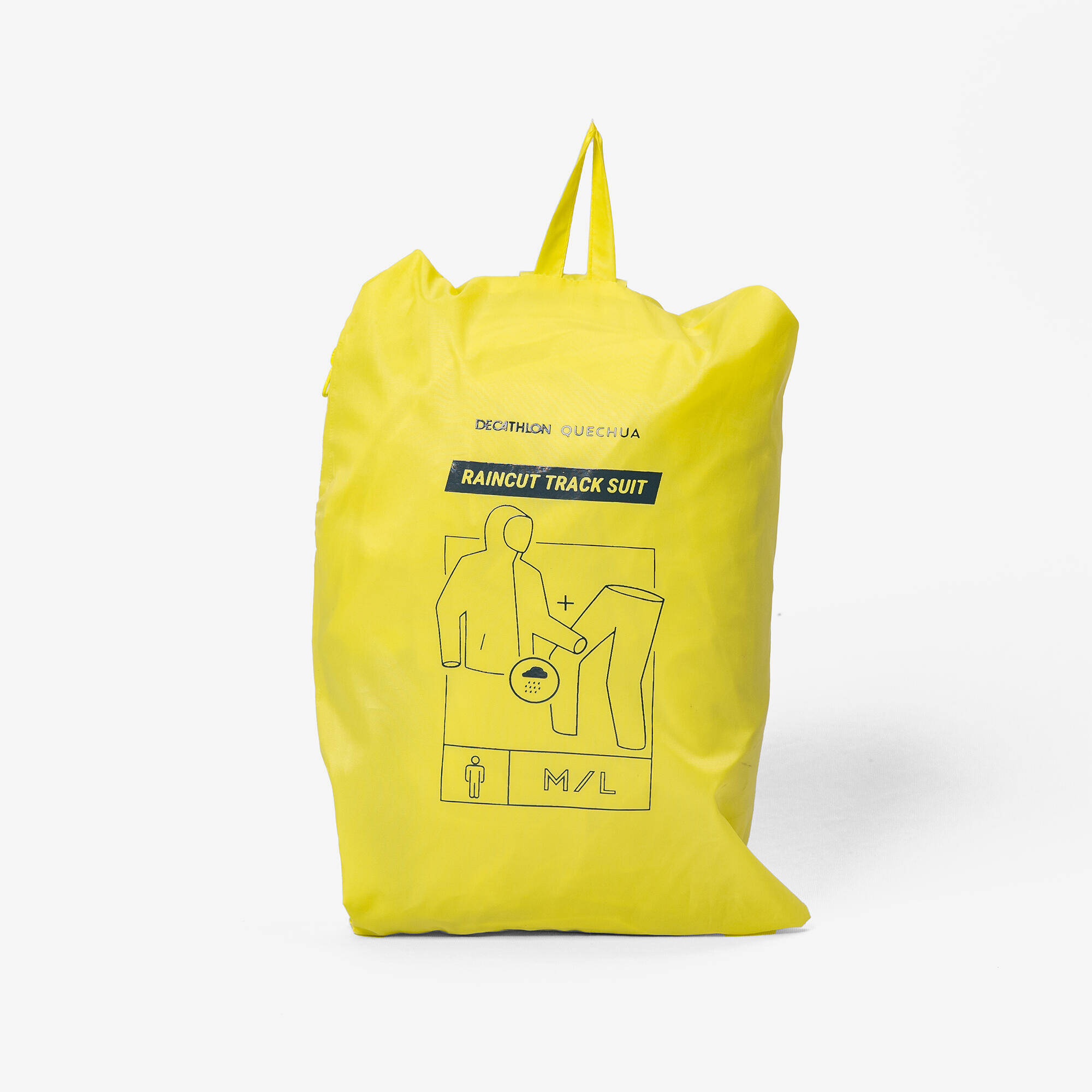 Rain Jacket & Pant Set - Men Yellow & Black -  2