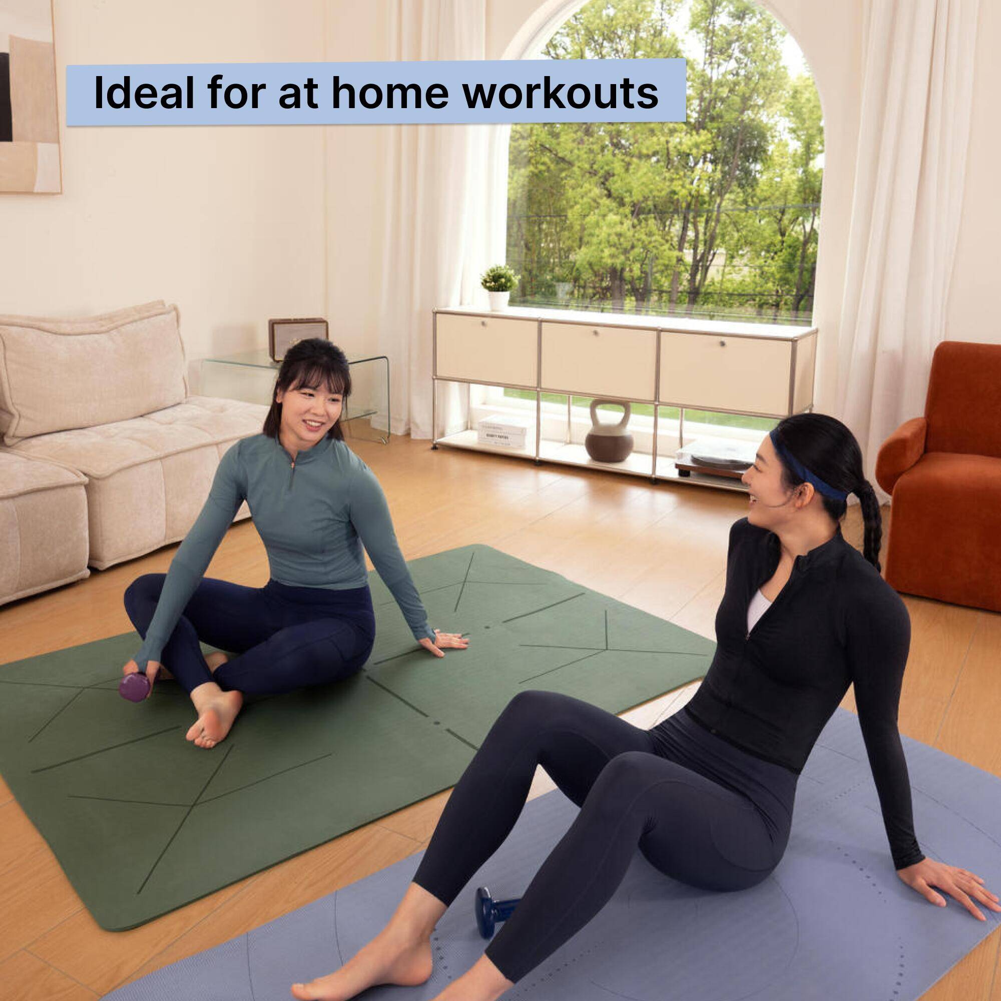 Set of 2 Hex Shaped PVC Dumbbells, 3kg, Soft Touch with 2 Years Warranty - Grey -  4