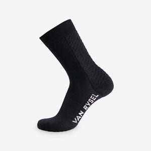 Calcetines Ciclismo Carretera EDR Negro Invierno PrimaLoft®
