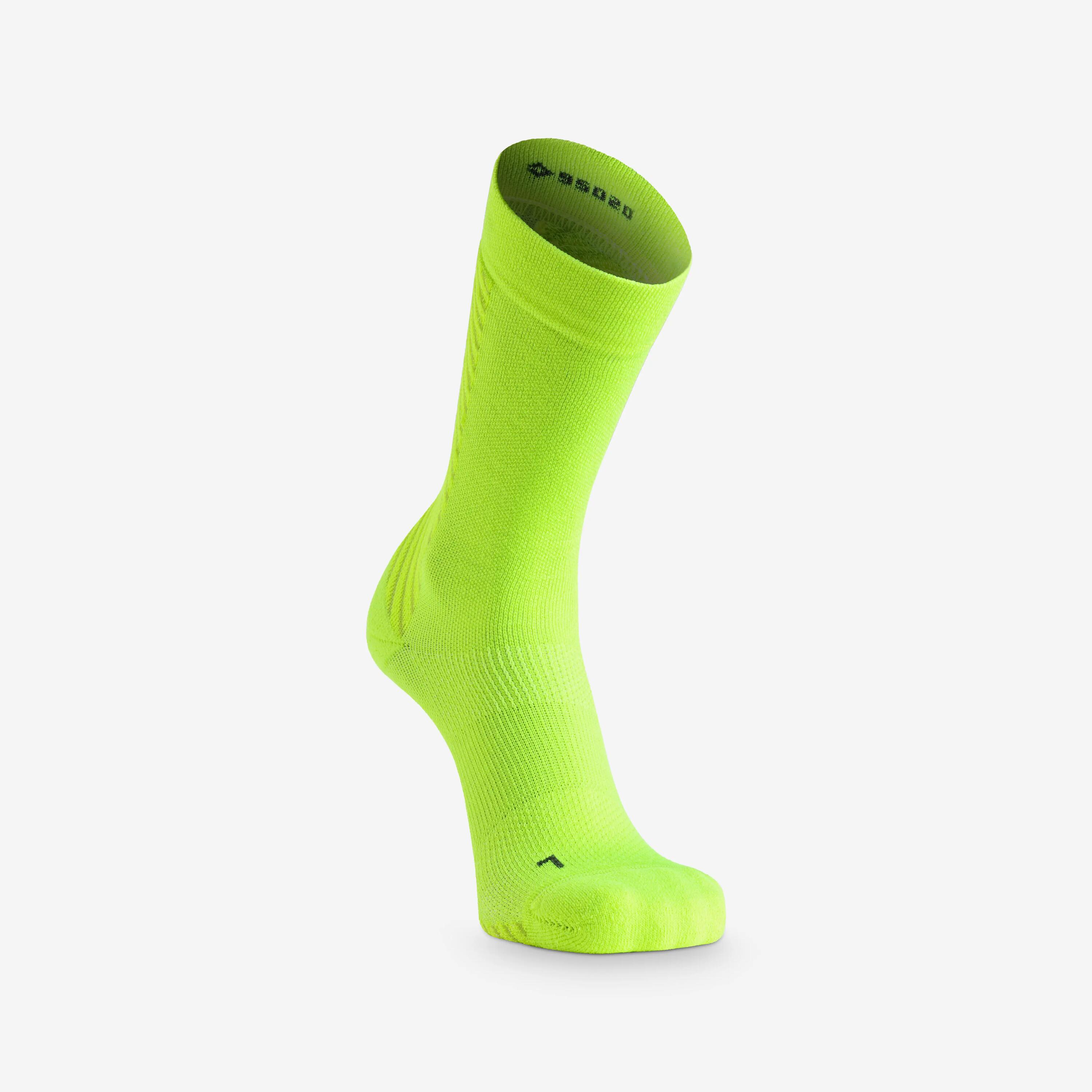 Meias de Ciclismo de Estrada Inverno PrimaLoft® EDR Amarelo 2/3