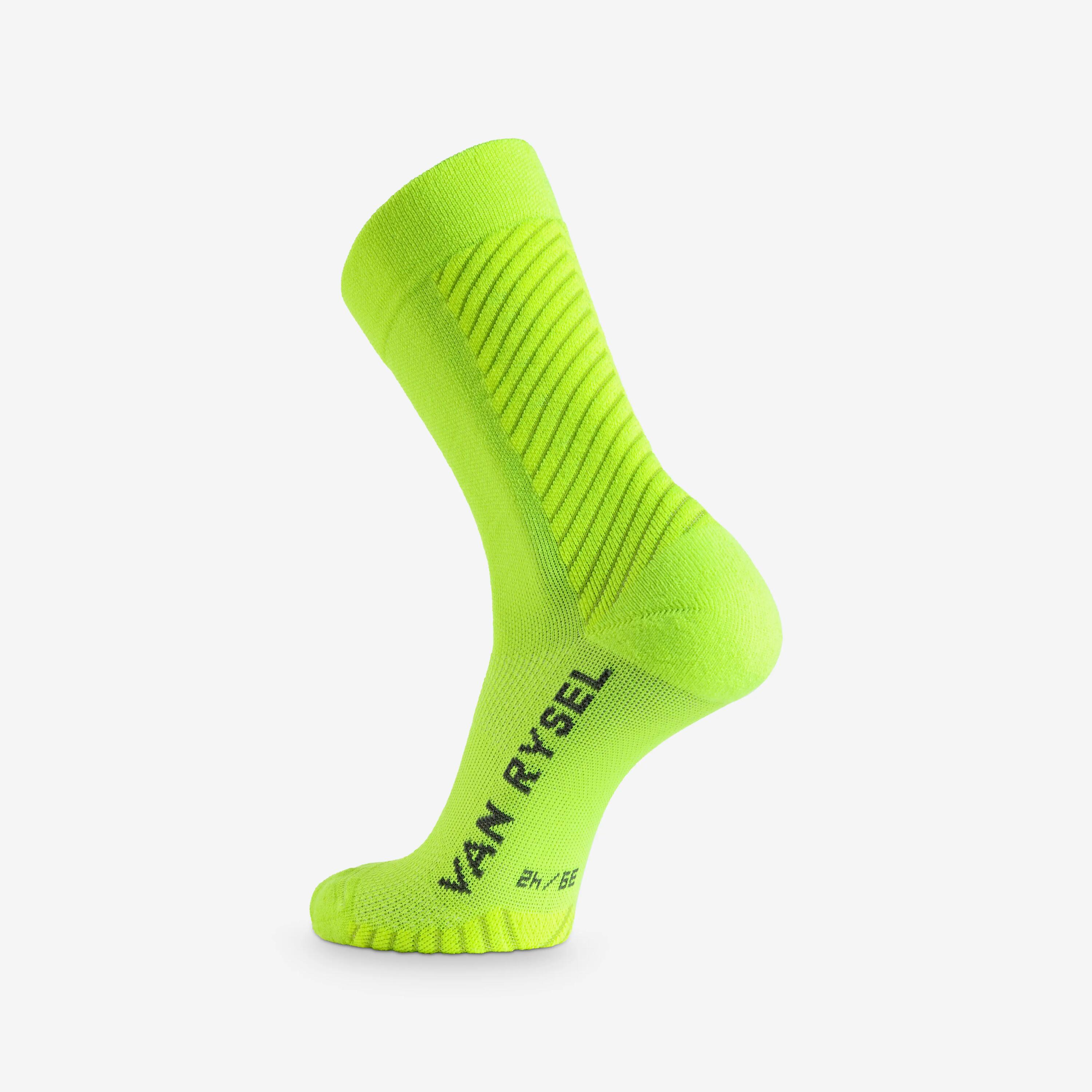 Meias de Ciclismo de Estrada Inverno PrimaLoft® EDR Amarelo 3/3