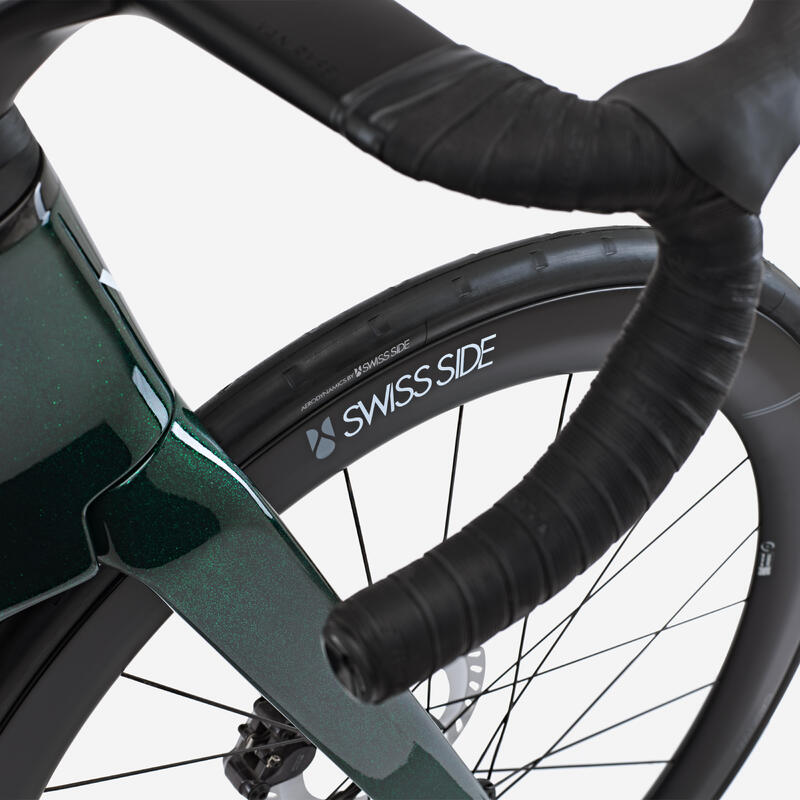 Bicicletă de șosea Shimano Ultegra DI2 2x12v senzor de putere RCR-F Pro Verde