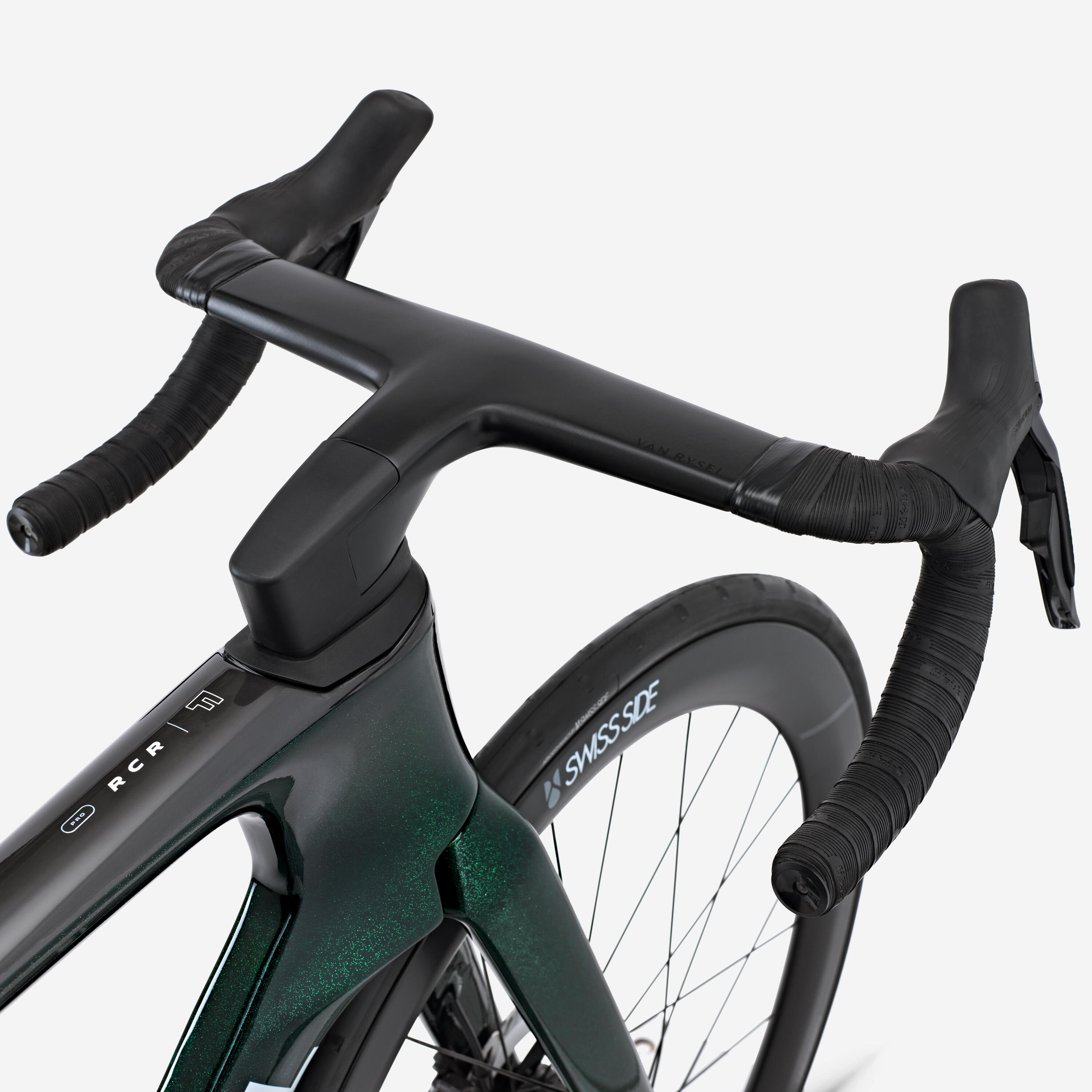 Rennvelo Shimano Ultegra DI2 2x12g Leistungsmesser, RCR-F Pro grün 7/17