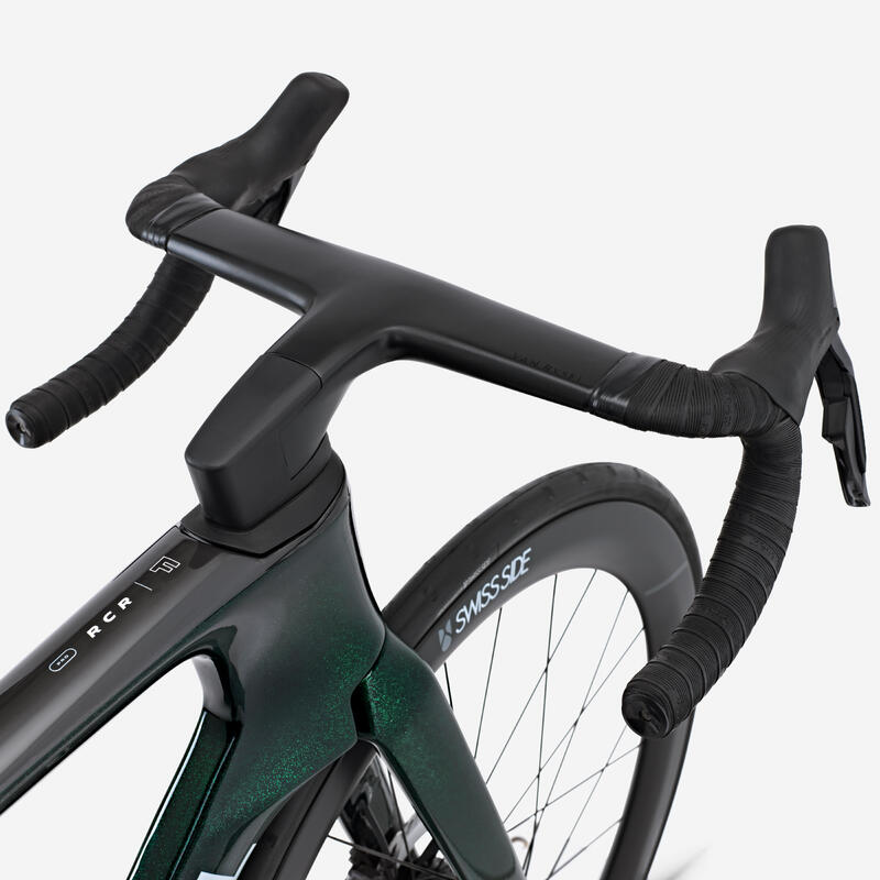 Bicicletă de șosea Shimano Ultegra DI2 2x12v senzor de putere RCR-F Pro Verde