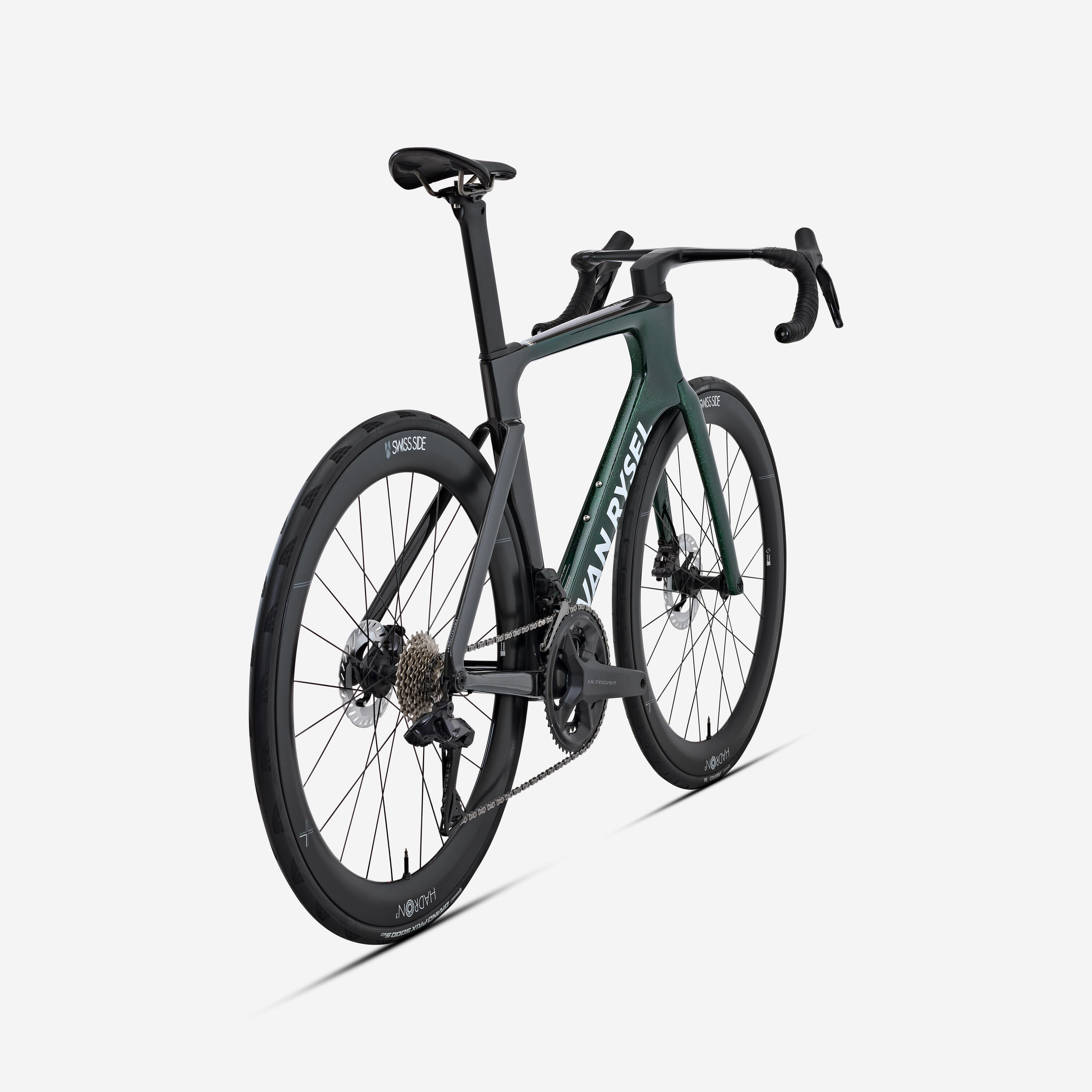 Rennvelo Shimano Ultegra DI2 2x12g Leistungsmesser, RCR-F Pro grün 4/17