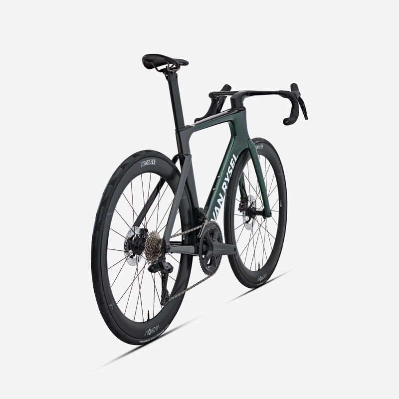 Bicicletă de șosea Shimano Ultegra DI2 2x12v senzor de putere RCR-F Pro Verde