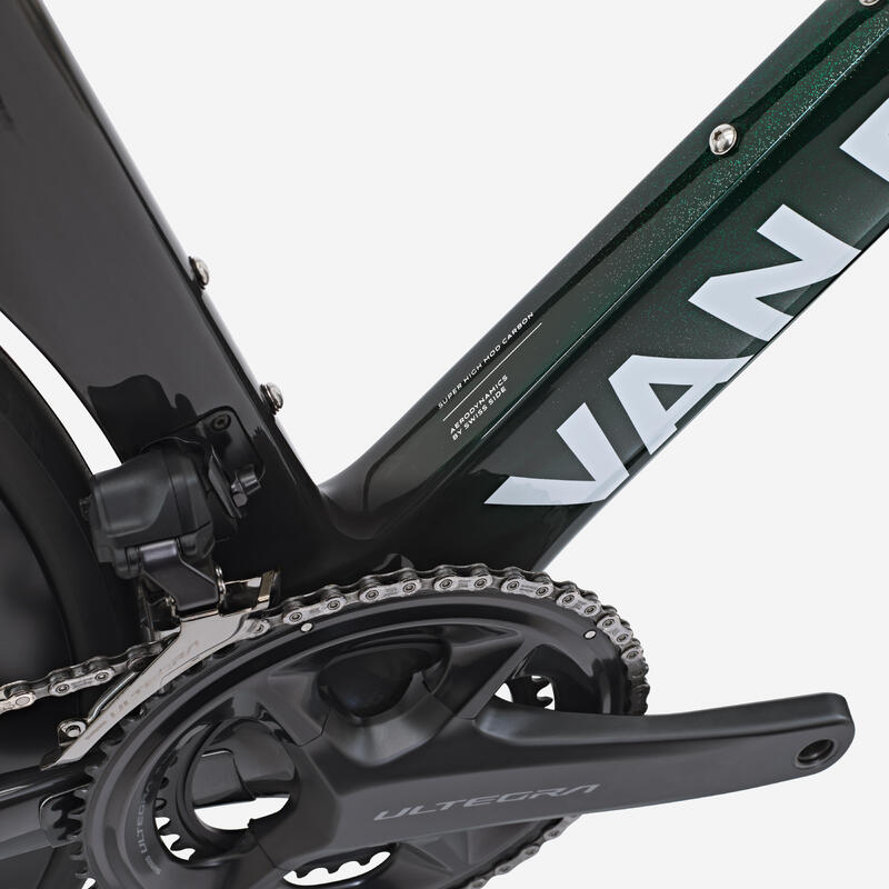 Bicicletă de șosea Shimano Ultegra DI2 2x12v senzor de putere RCR-F Pro Verde