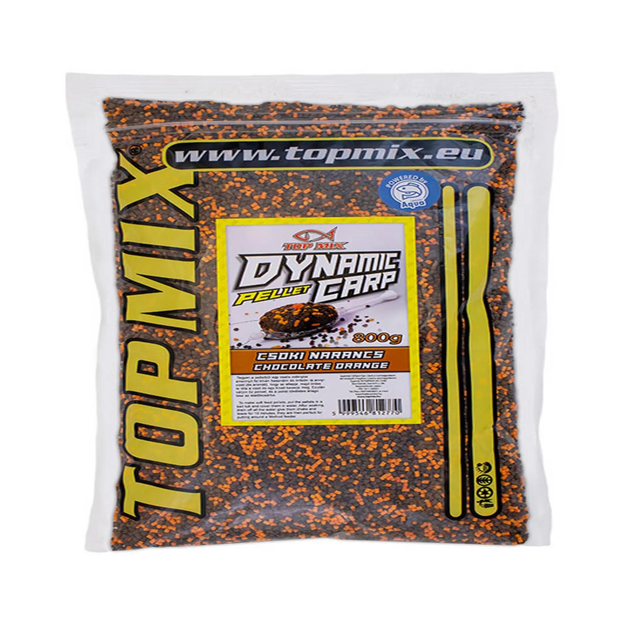 Pellet, csoki-narancs, 800 g - Dynamic Carp 1/1