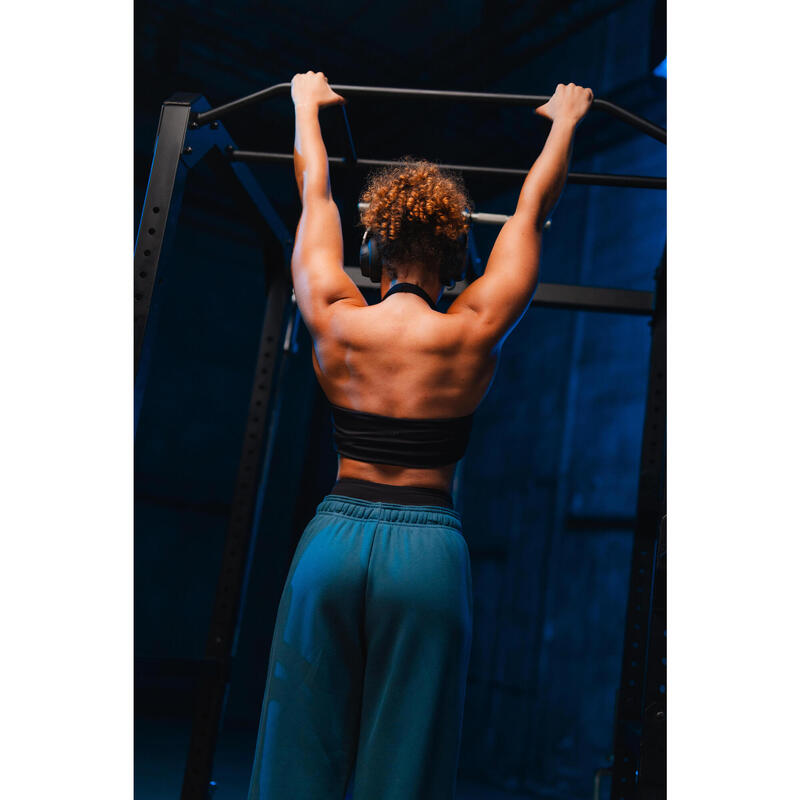 Maiou de de bodybuilding cu spatele gol negru Damă