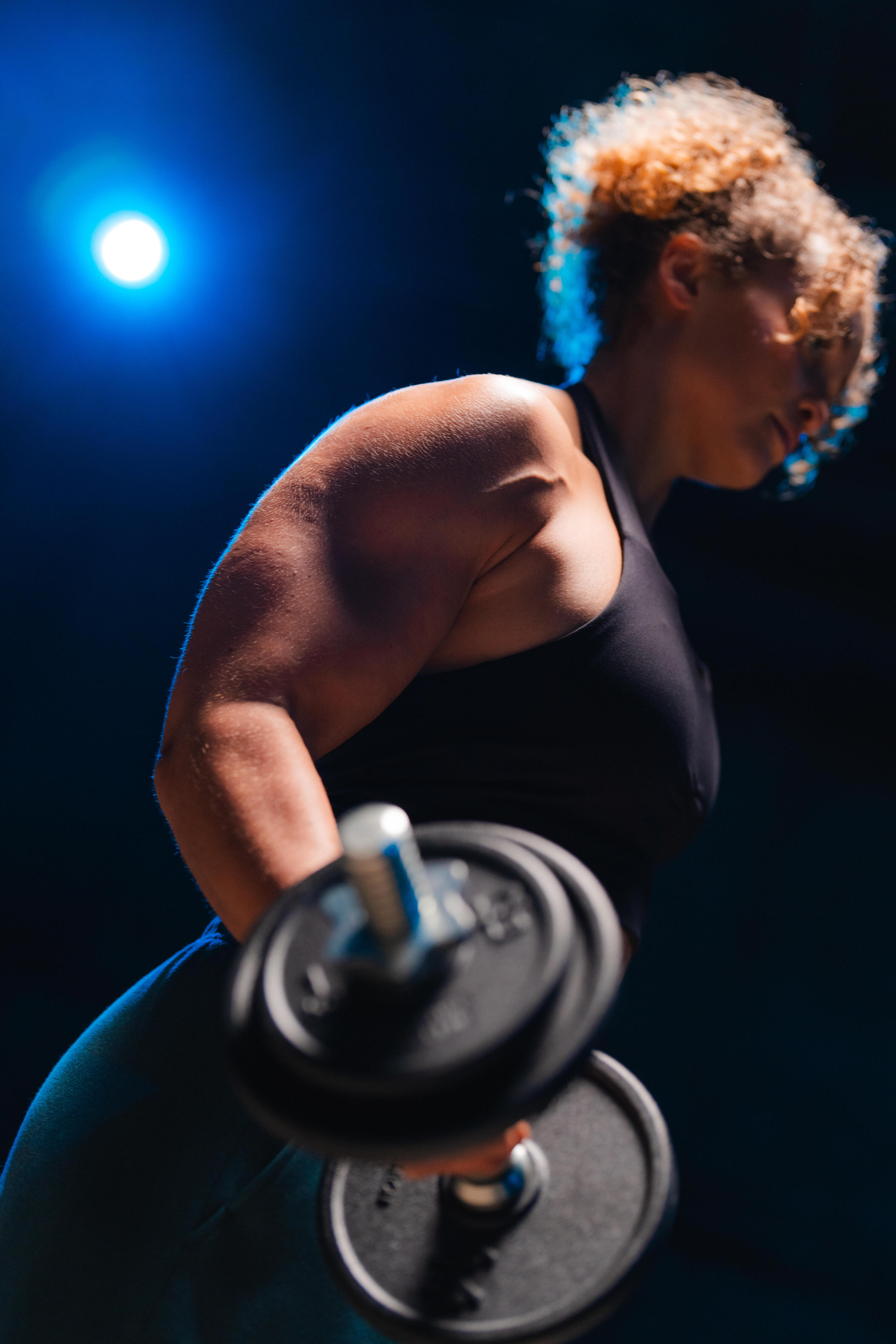 Samarreta sense Mànigues Musculació Dona Negre Esquena Descoberta 8/12