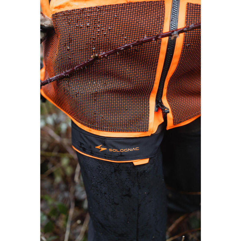 Pantalon impermeabil rezistent adaptabil Supertrack 1200 Negru Bărbați