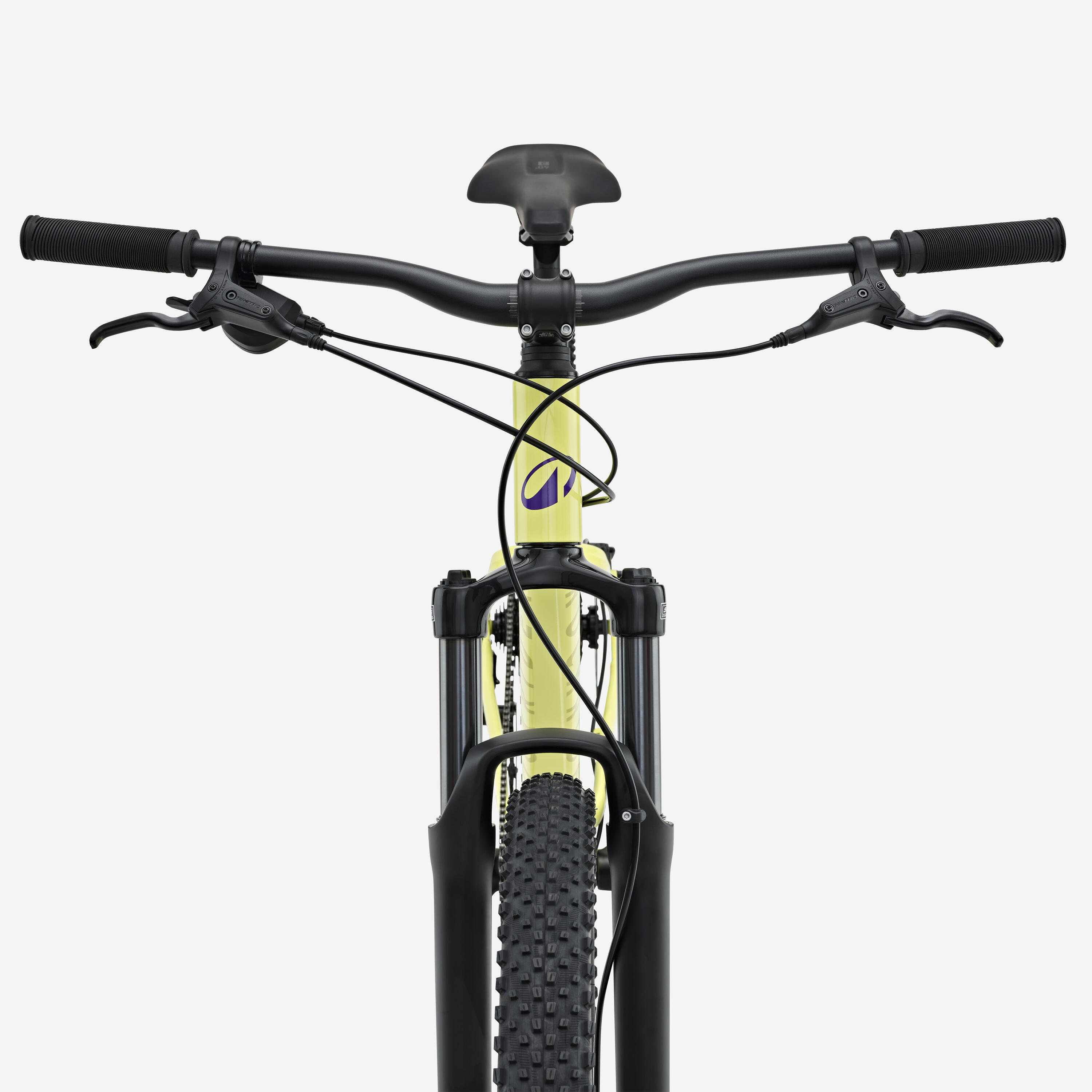 Vélo VTT randonnée semi-rigide 29" cadre aluminium, EXPL 140 jaune 7/7