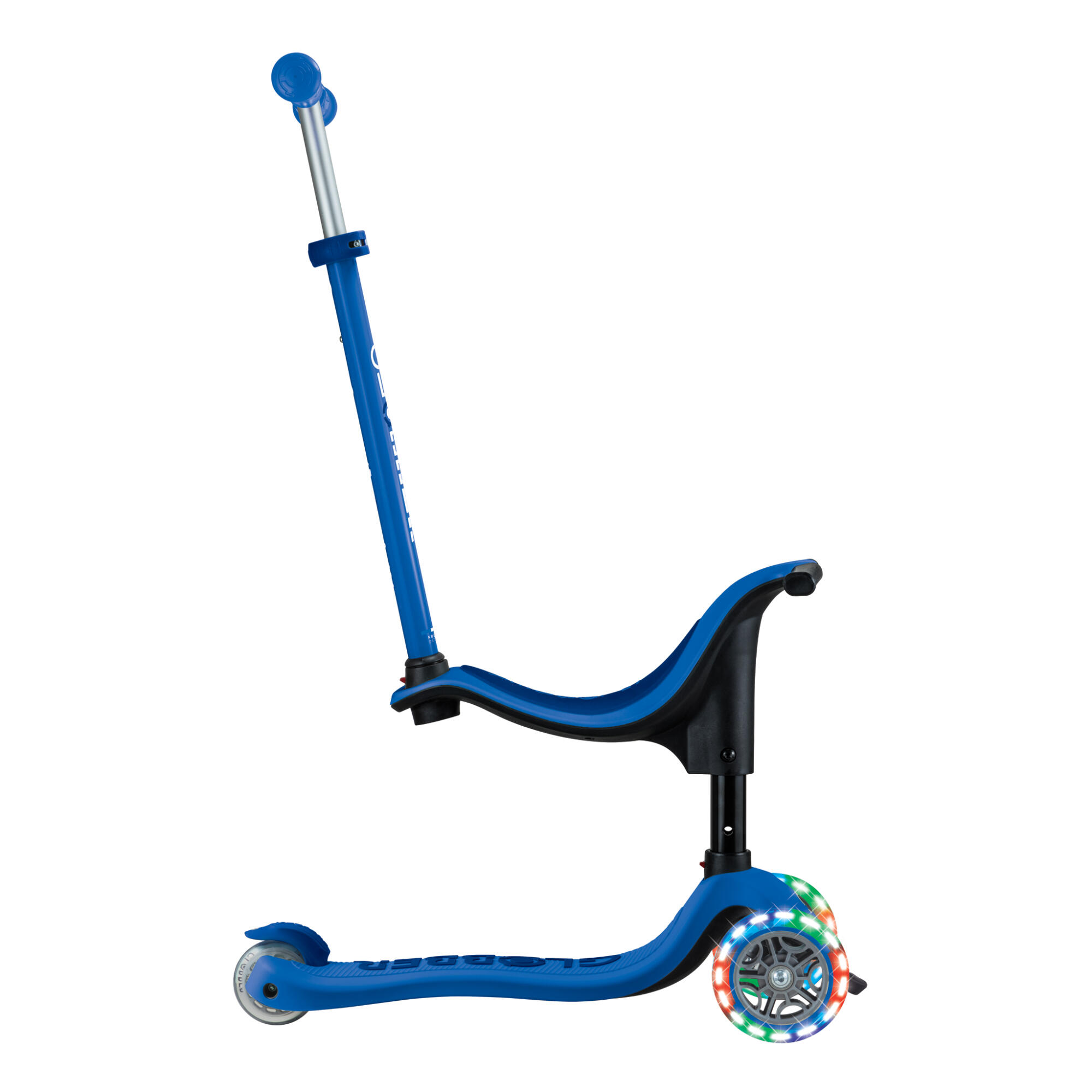 Globber Go Up Sporty Lights 360 - Navy/Dark Blue