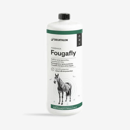 Recharge répulsif anti-insecte équitation cheval et poney - fougafly 1,5l