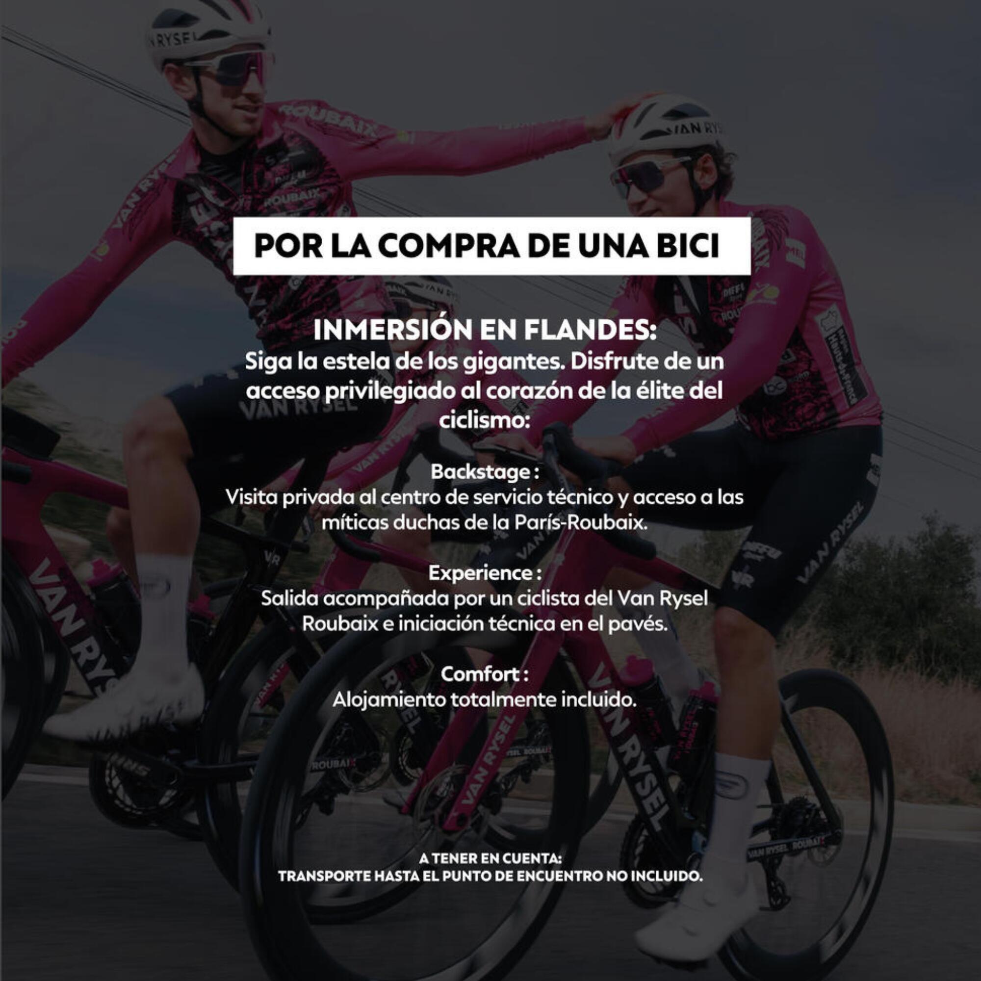 Bicicleta Carretera RCR-F Pro Van Rysel Roubaix Sram Force AXS E1 2x12 V 20/22