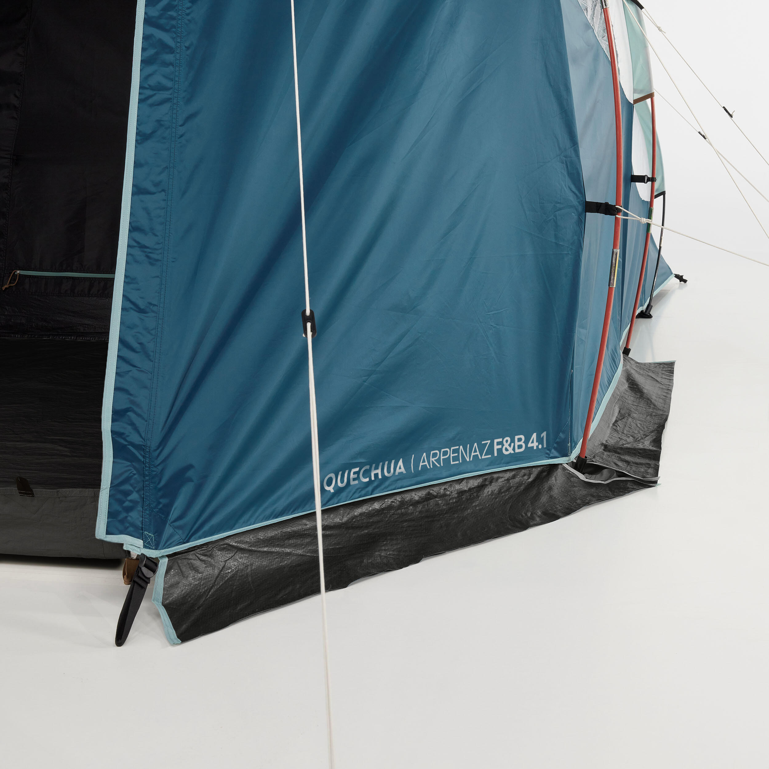 4-Person Camping Tent, Arpenaz 4.1 Fresh & Black | Decathlon