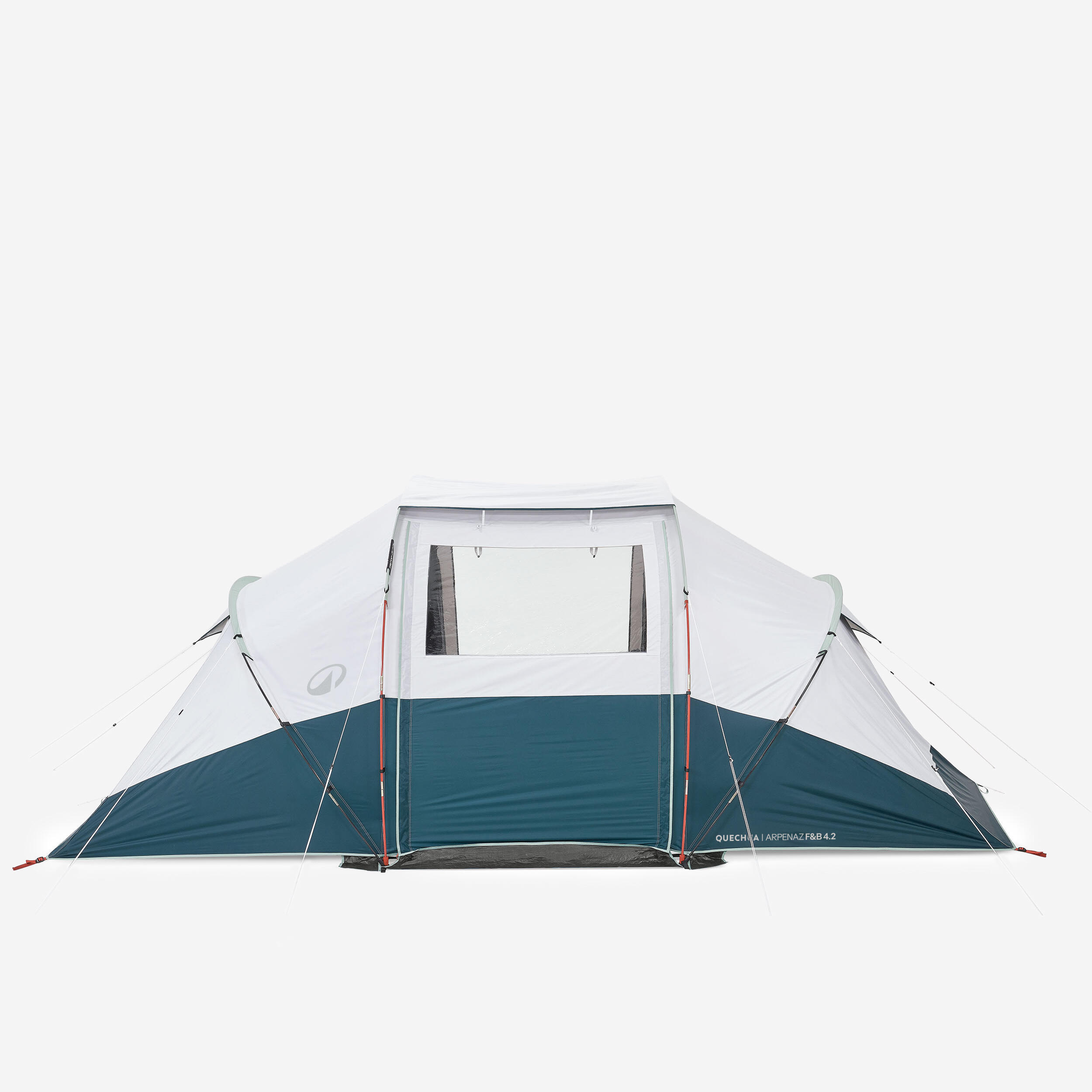 Camping Tent 4-Person, Arpenaz 4.2 Fresh & Black 7/9