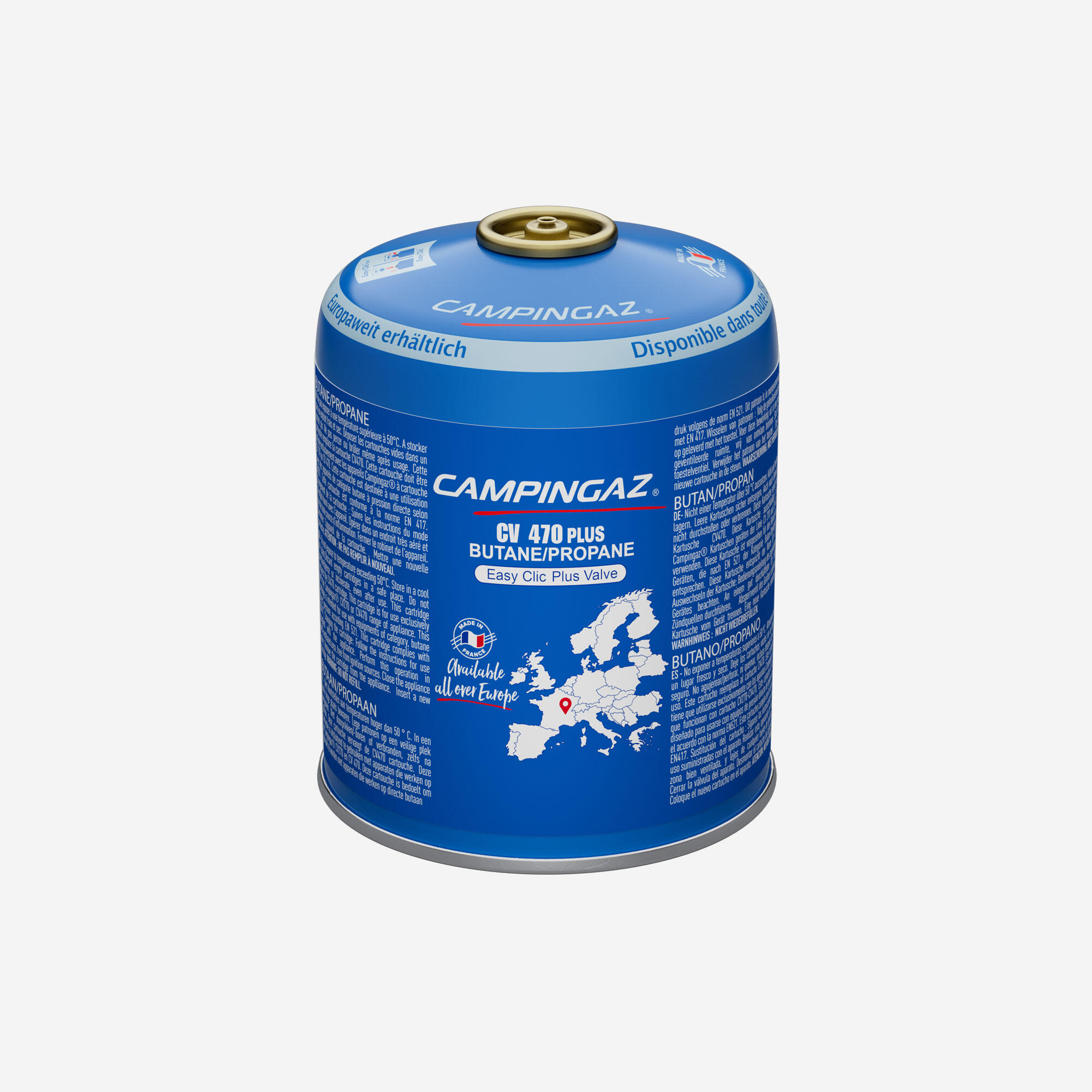 Cartuș de gaz cu valvă CV470 + pentru arzător (450 g)