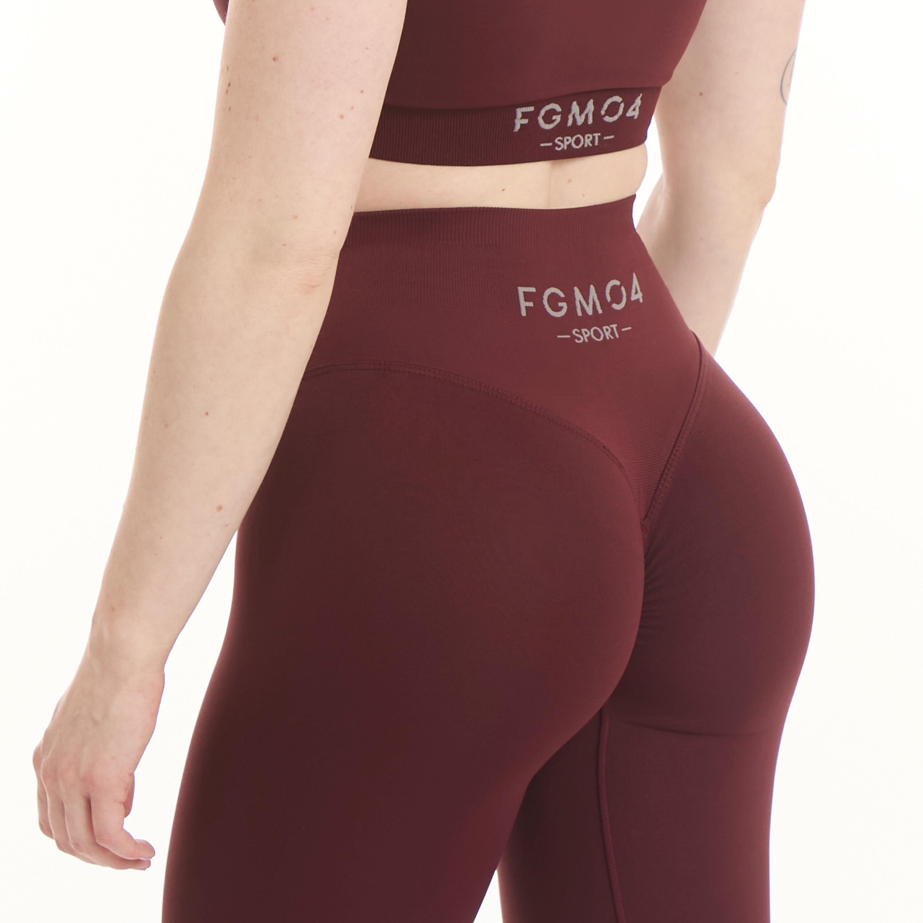 FGM04 LEGGINGS GYM FASHION MERLOT 6/7