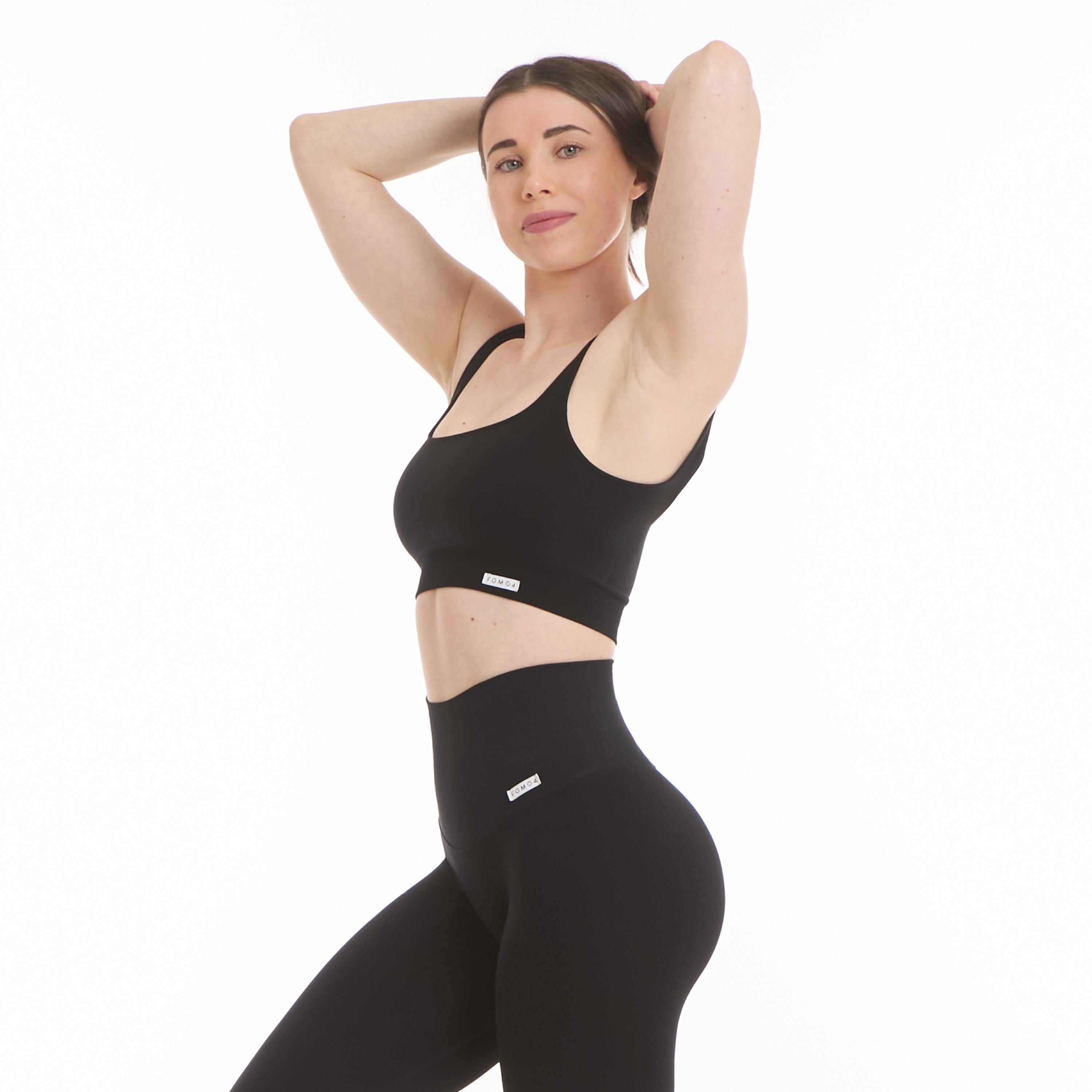 FGM04 TOP GYM FASHION BLACK 5/6