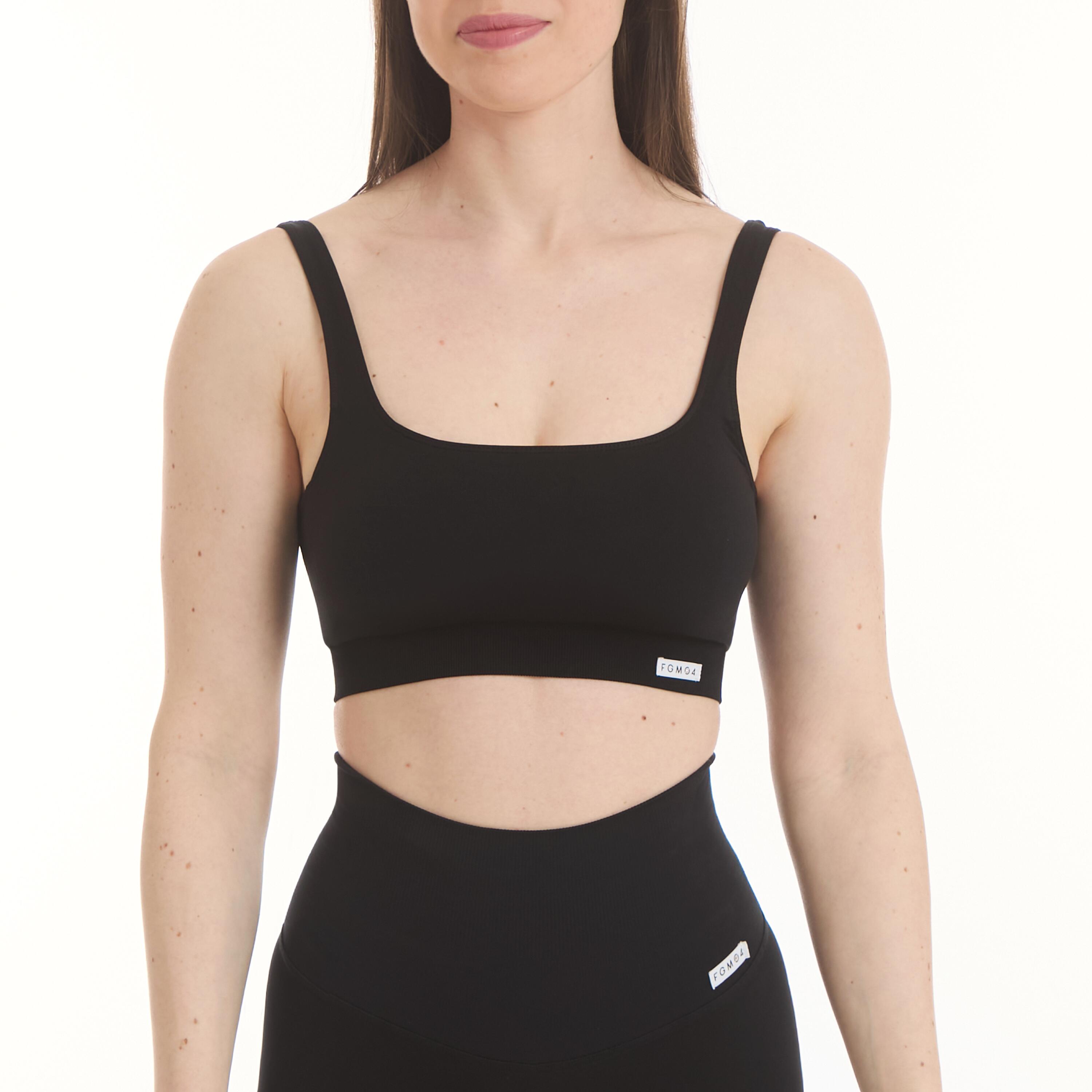 FGM04 TOP GYM FASHION BLACK 3/6