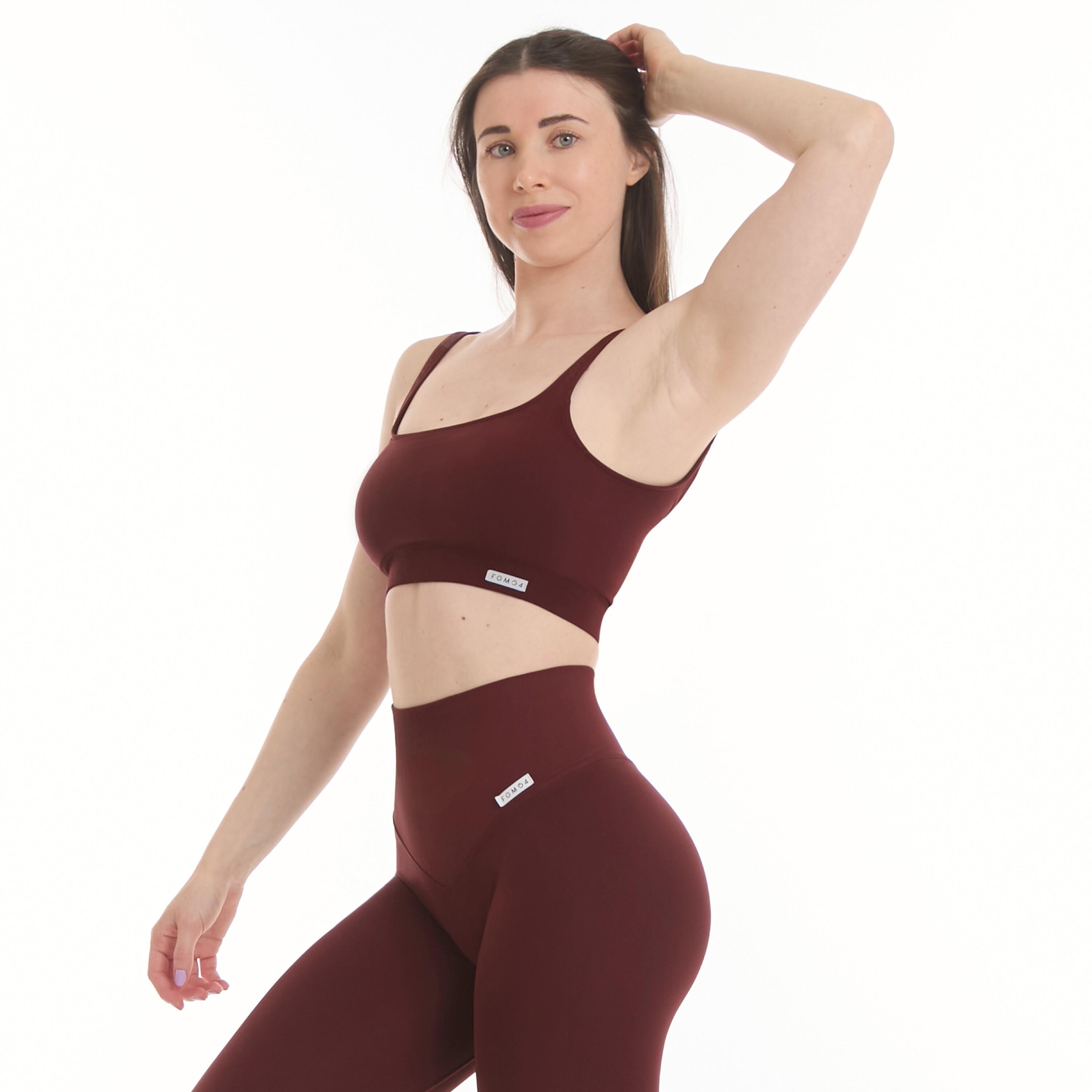 FGM04 TOP GYM FASHION MERLOT 6/6