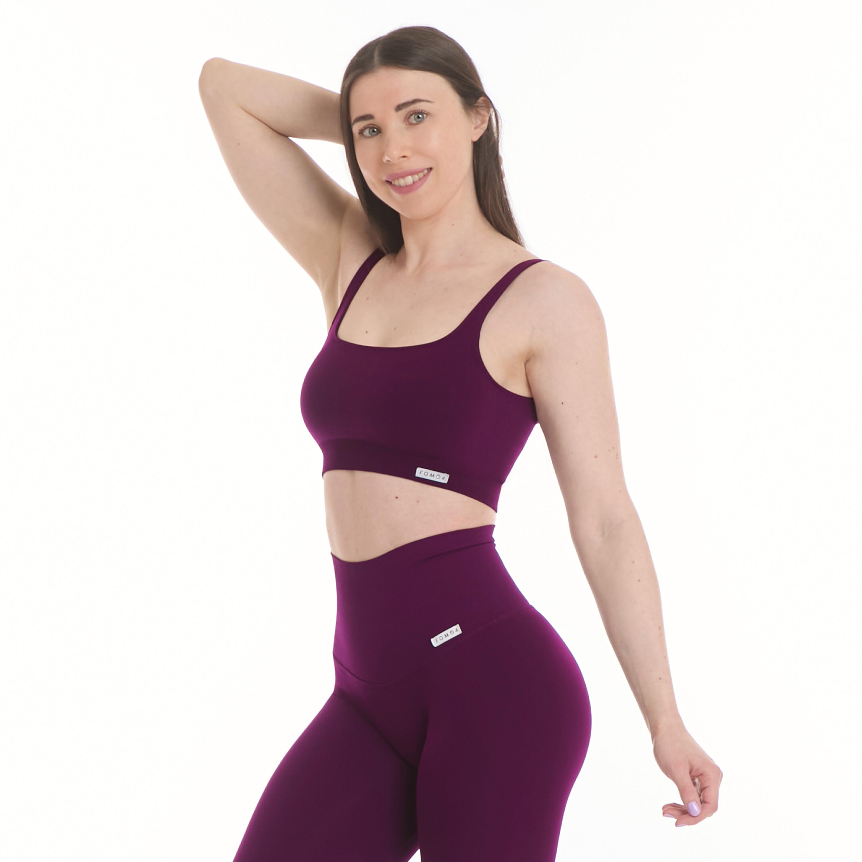 FGM04 TOP GYM FASHION DARK PURPLE 3/6