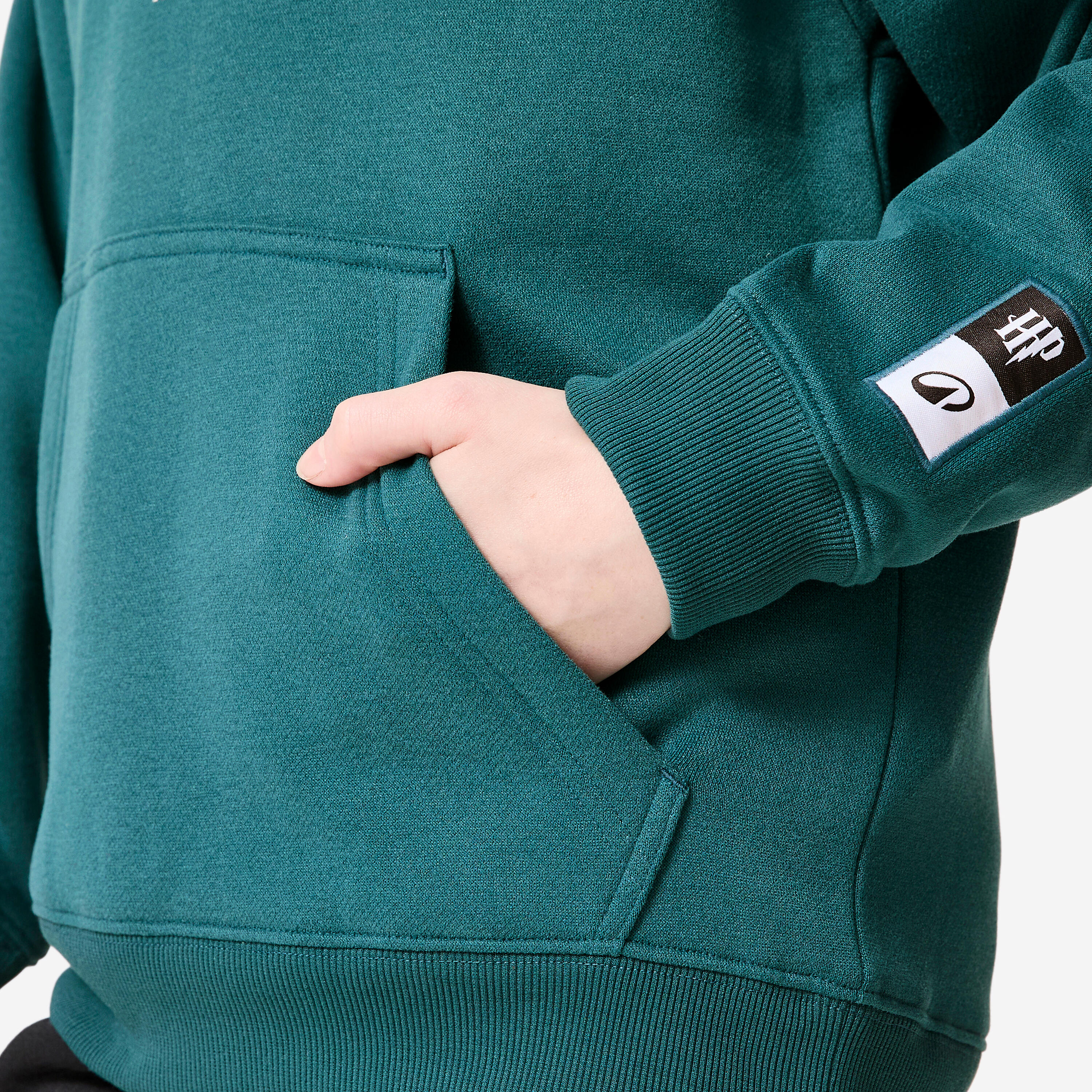 Sweat à capuche en molleton chaud enfant, Harry Potter vert 5/7