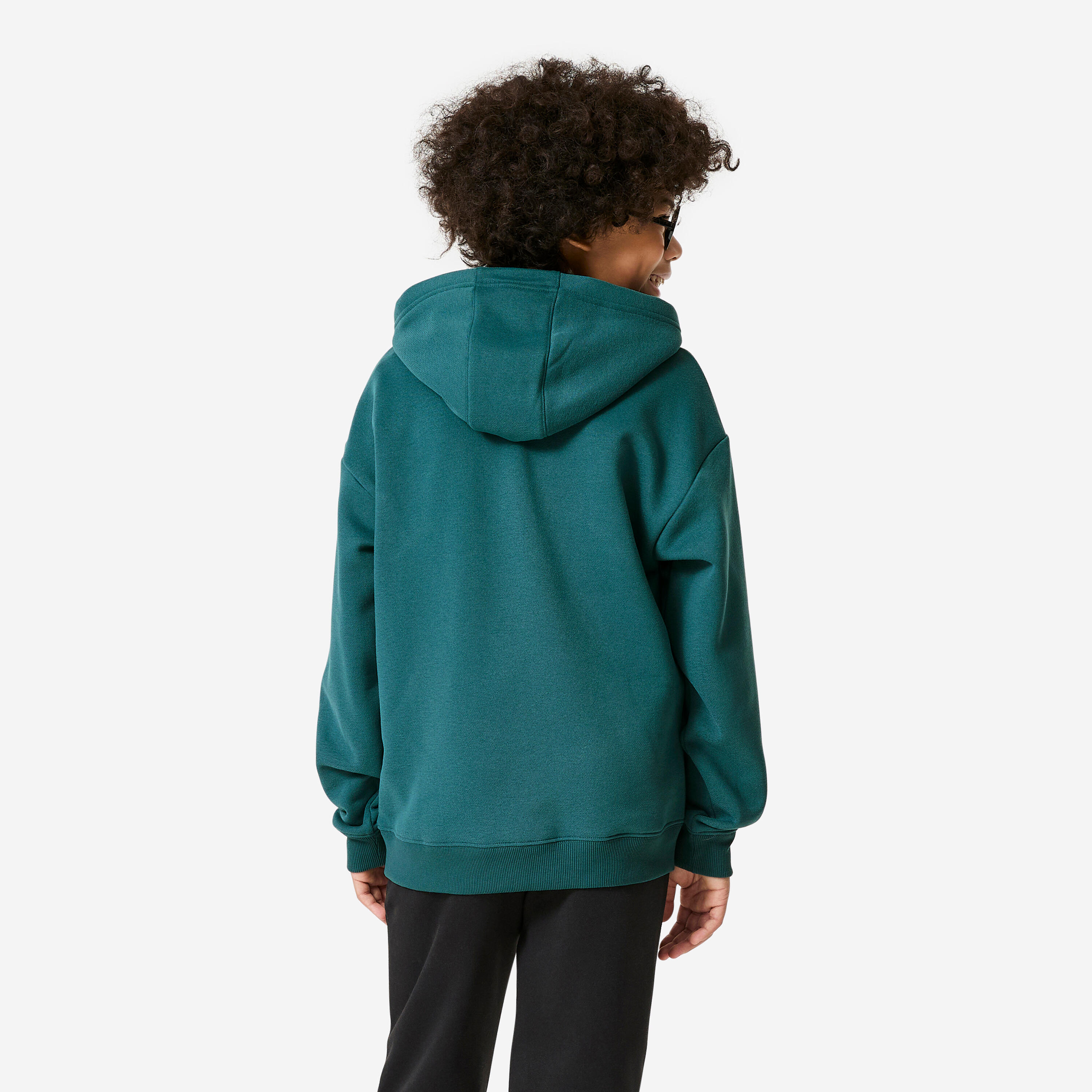 Sweat à capuche en molleton chaud enfant, Harry Potter vert 4/7