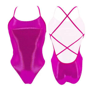 Bañador mujer natación Turbo sirene brillante Rosa