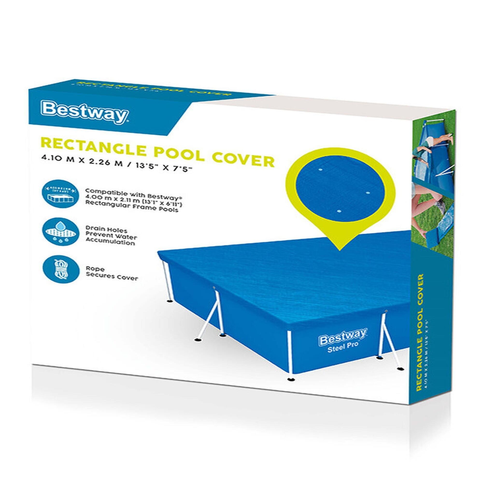 Cobertura Piscina Retangular 410 CM x 226 CM 3/6
