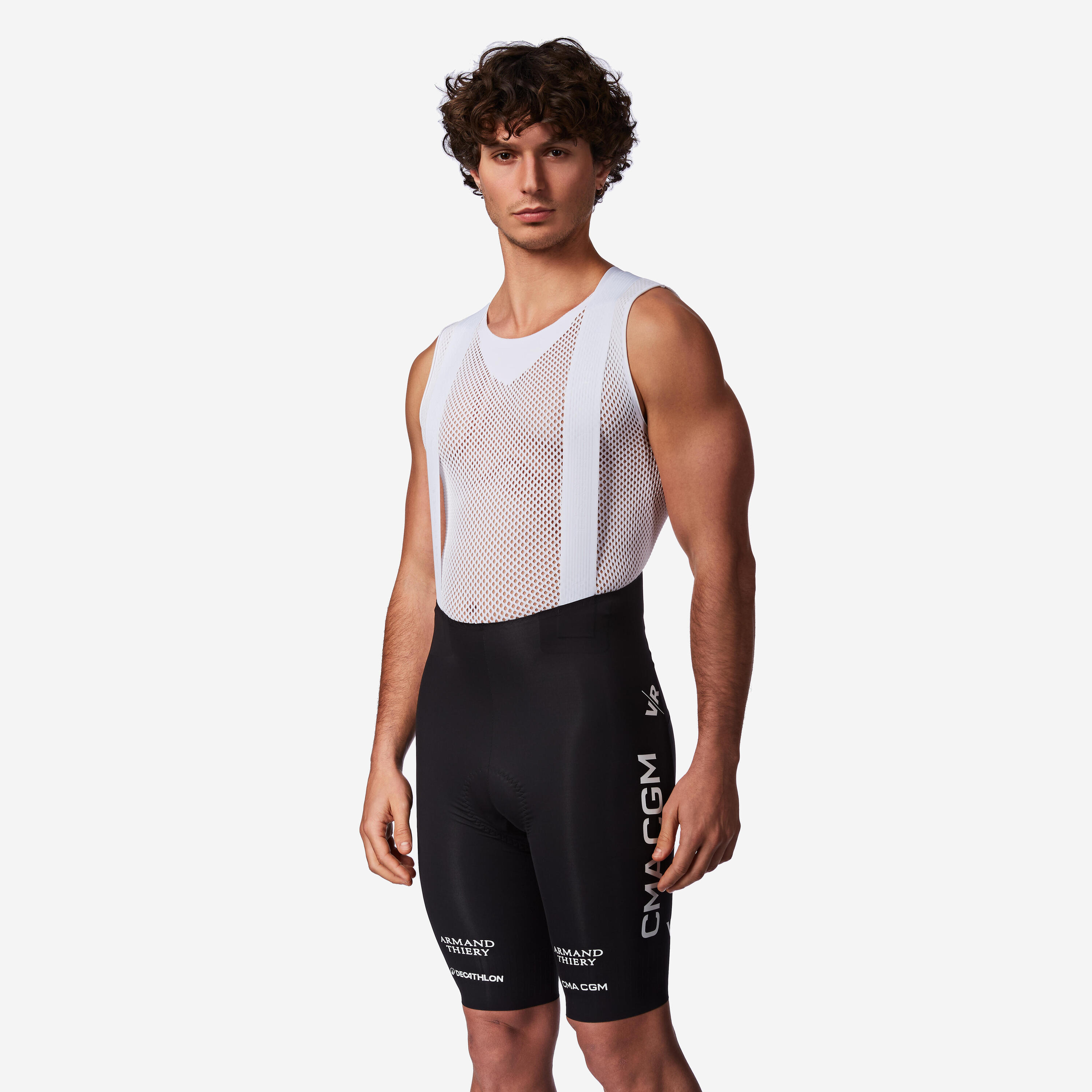 Cuissard de vélo de route court homme, RCR-R Decathlon CMA CGM Réplique 6/6