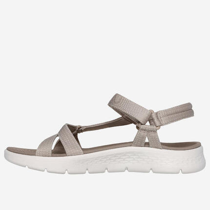 Sandalias de mujer, Skechers Go Walk Flex, beige