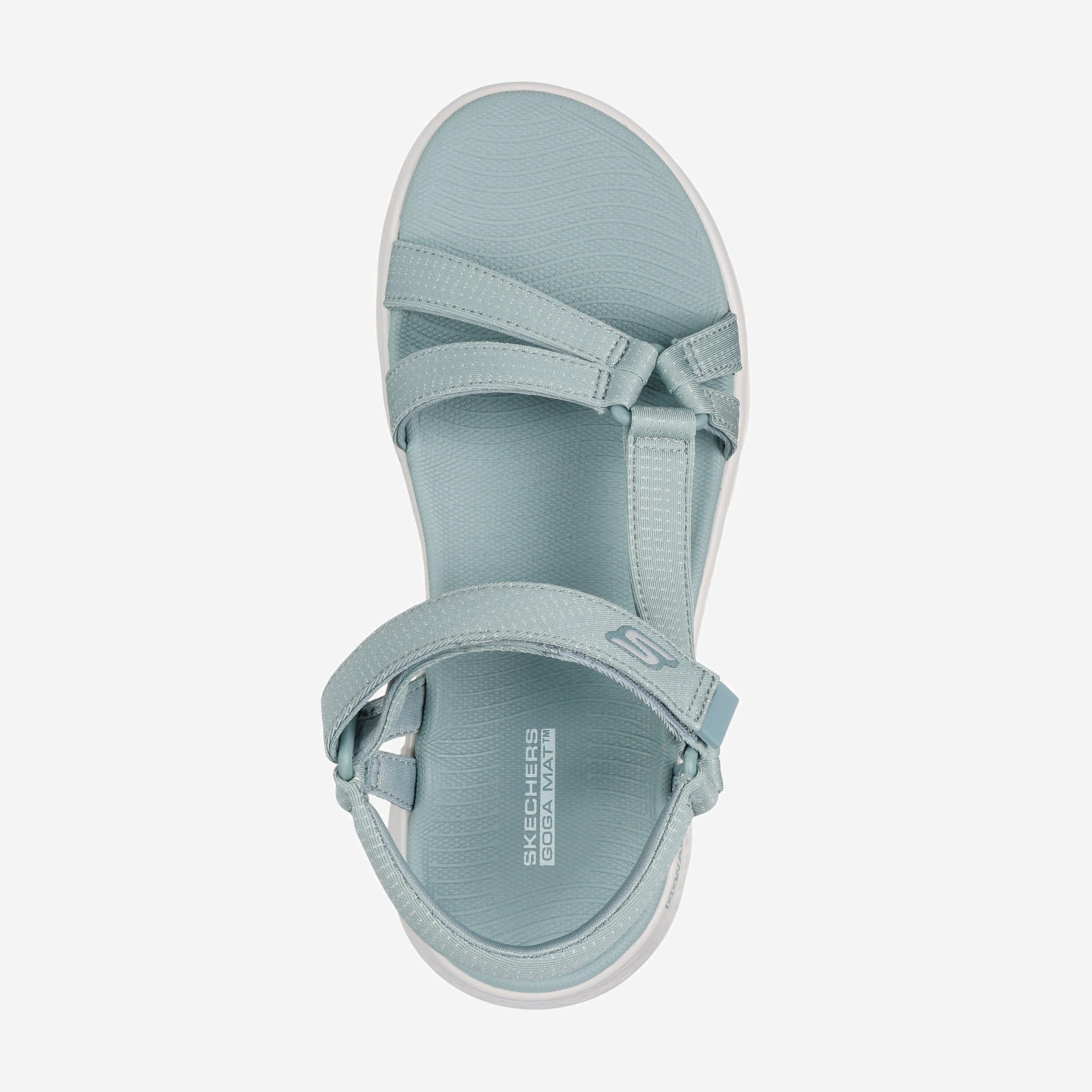 Sandalias de mujer, Skechers Go Walk Flex, verde 4/5