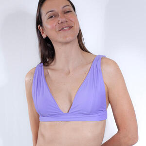TOP BIKINI HALTER LILA