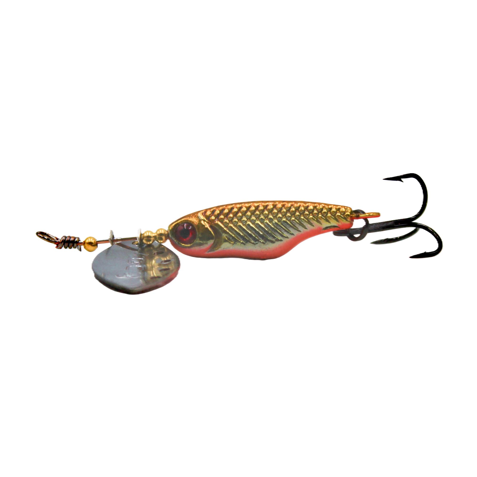 Cucchiaino rotante pesca spinning Golden Catch BULLET ASP silver 9g 35mm 2/3