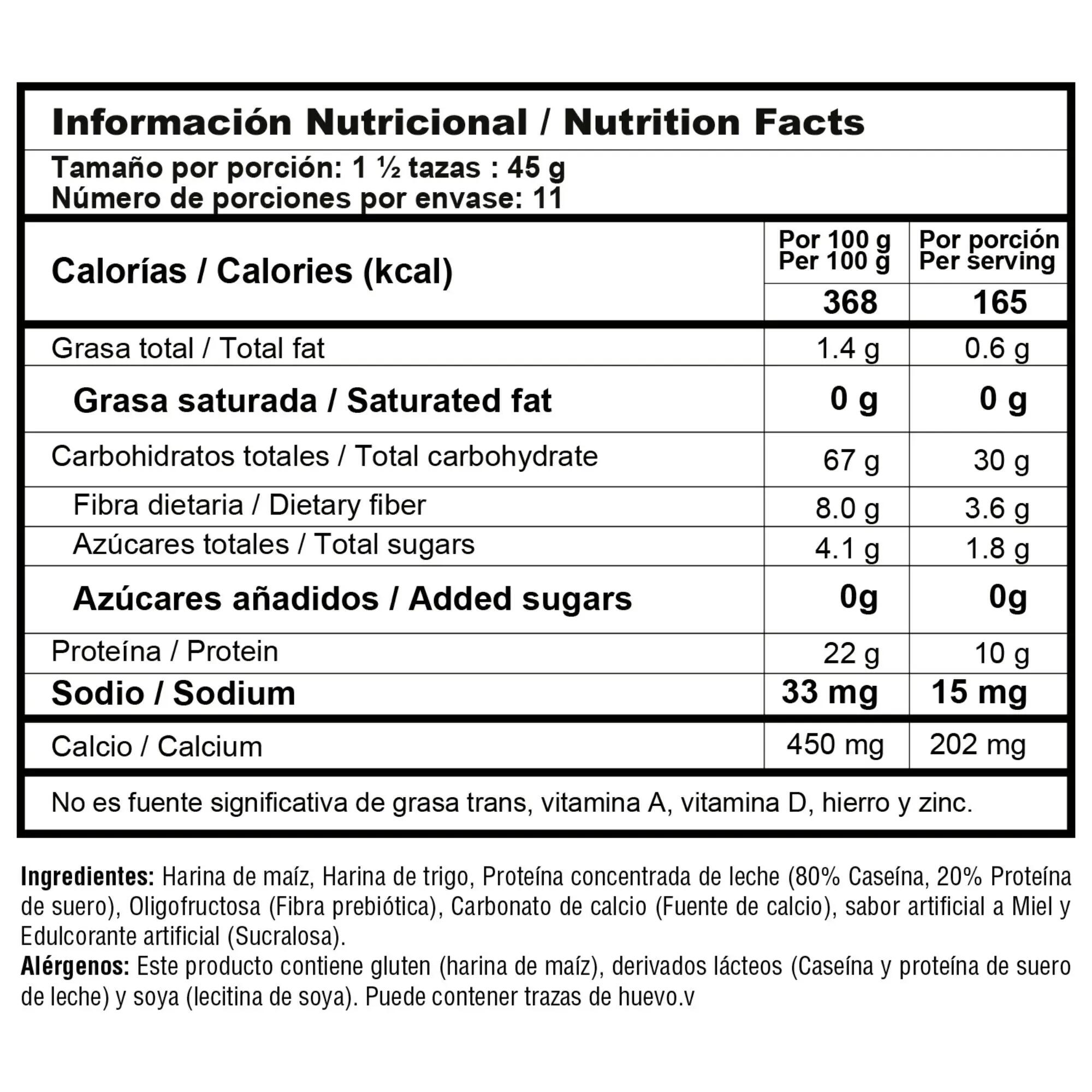 Cereal proteico de miel Nutramerican Nutra Pops 4/4