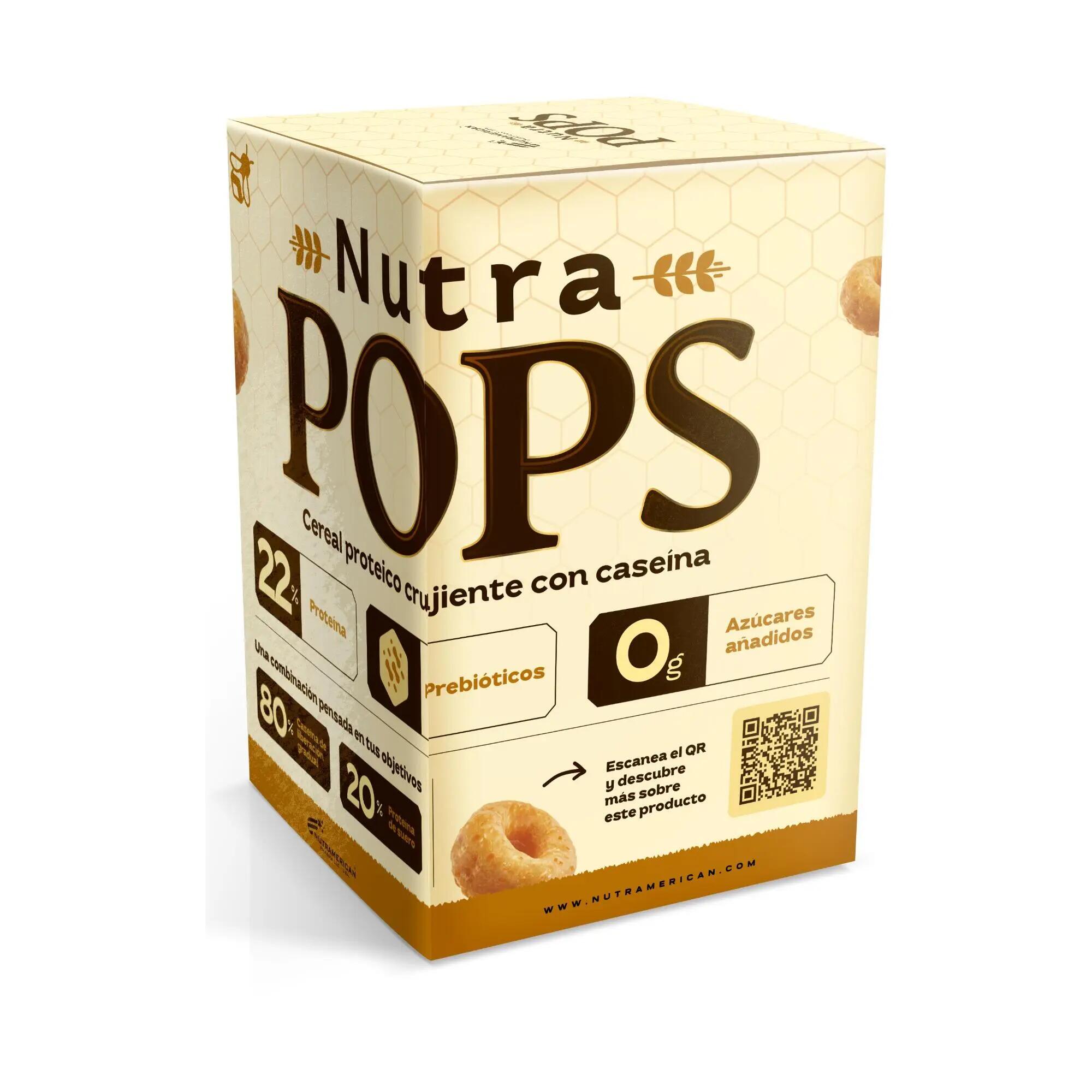 Cereal proteico de miel Nutramerican Nutra Pops 2/4