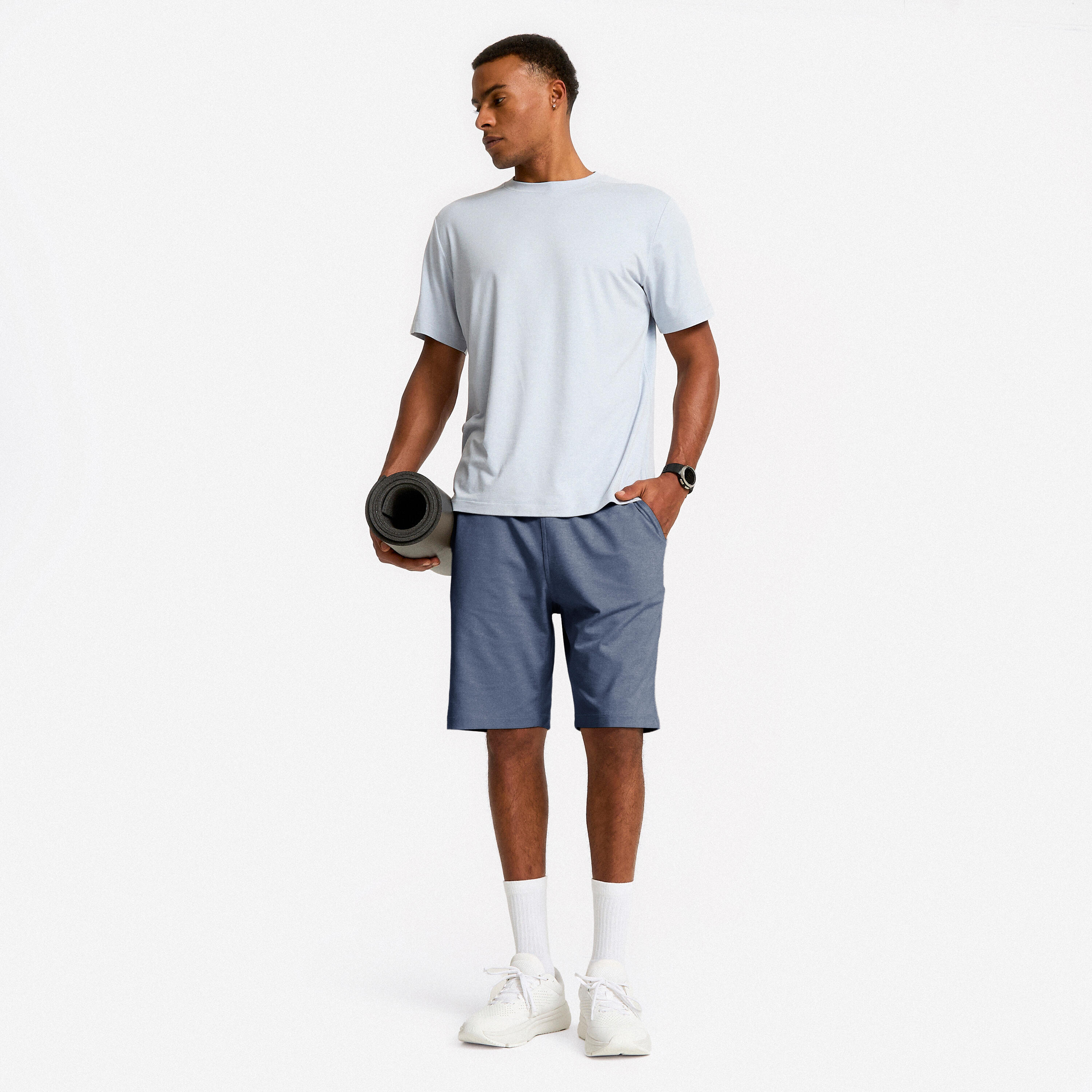 Short entrenamiento Hombre Azul 17/24