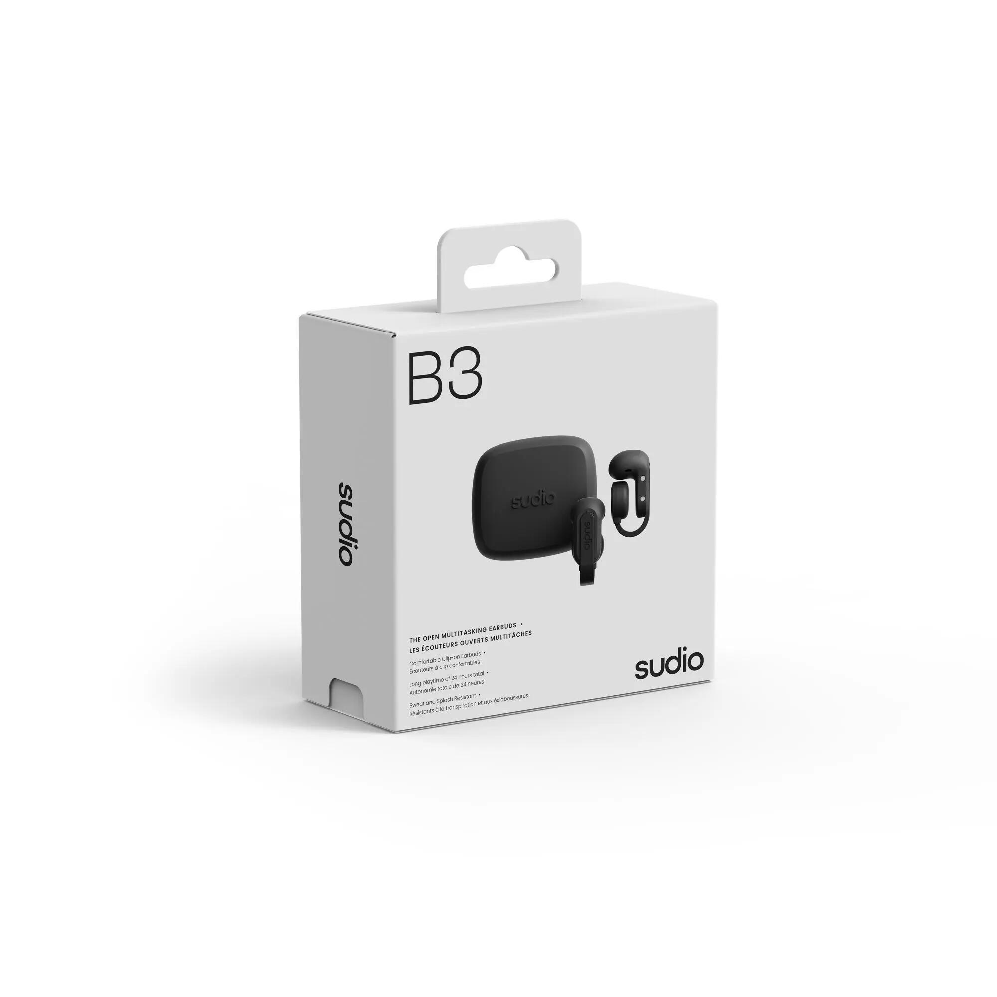 Audífonos de oído abierto para Hombre Sudio B3 - Negro 3/4