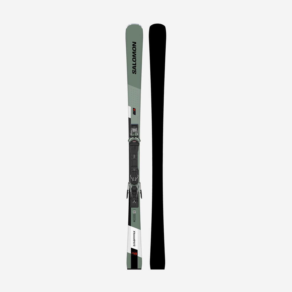 SET SKI DE PISTA SALOMON S/MAX N.º 8 XT + FIJACIÓN M11