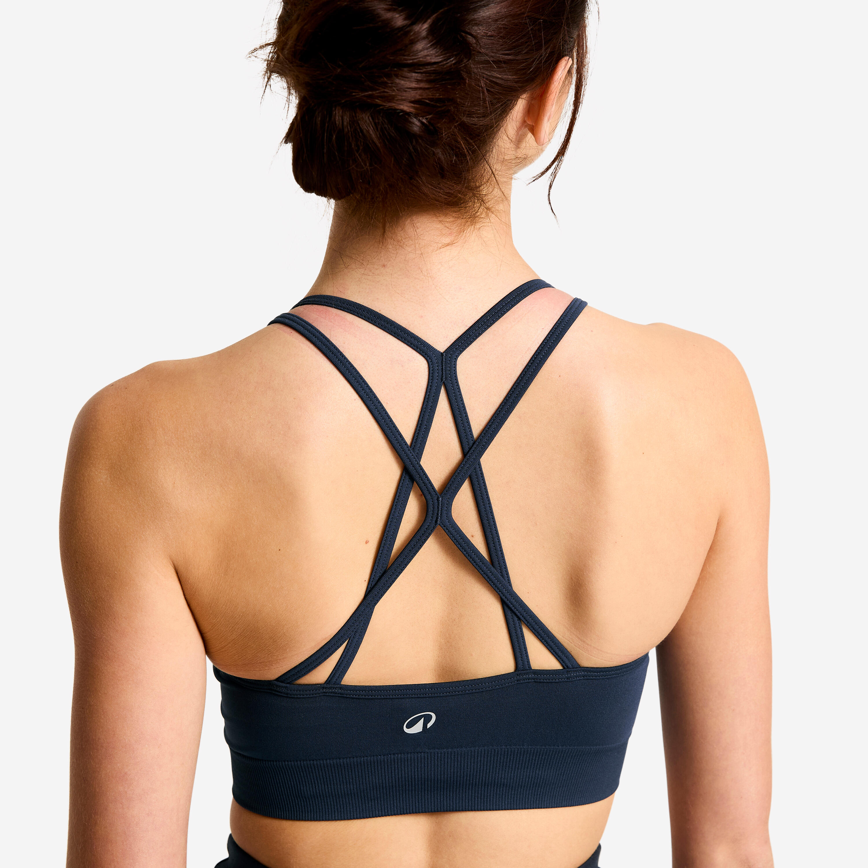 TOP DE YOGA MULHER AZUL ESCURO 4/7