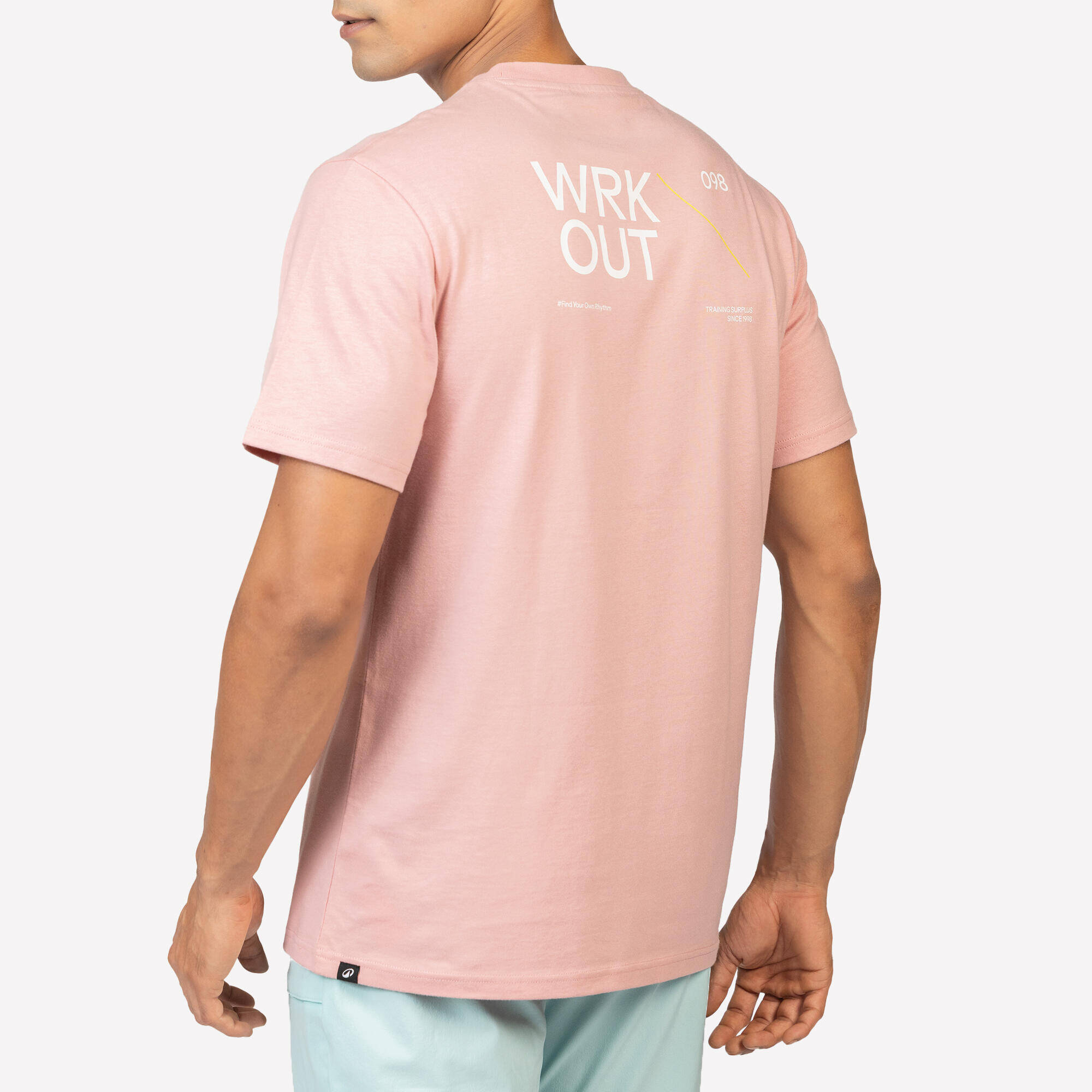 Men's Regular Cotton Fitness T-Shirt - Brown -  4