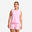 Tricou crop top bumbac, Roz, Damă