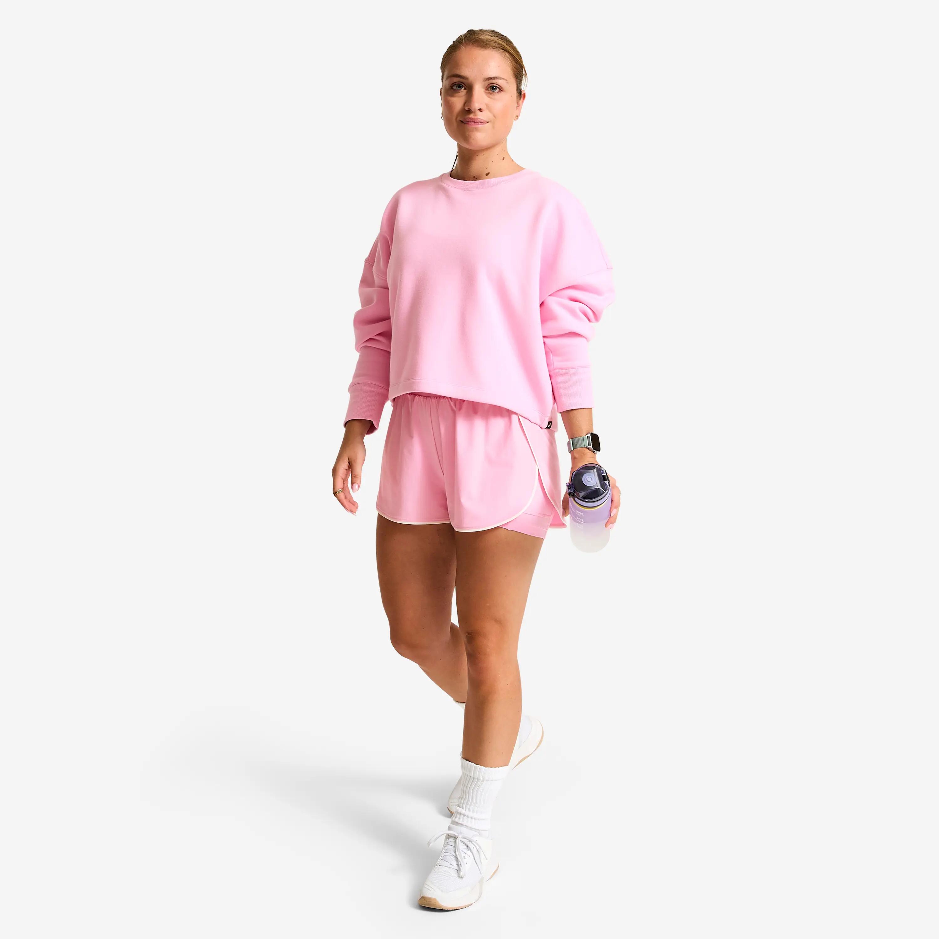 Dámská fitness mikina crop 2/8