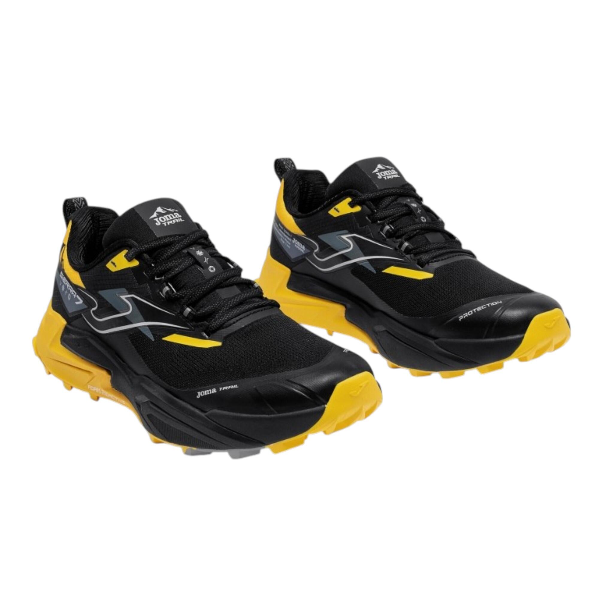 Zapatillas Trail running Hombre Joma sierra 2601 negro 4/5