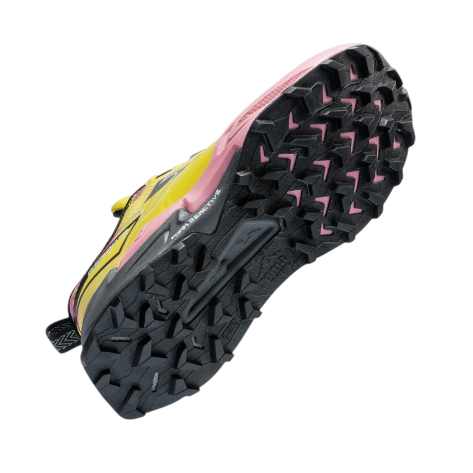 Zapatillas Trail running Mujer Joma sierra lady 2623 amarillo