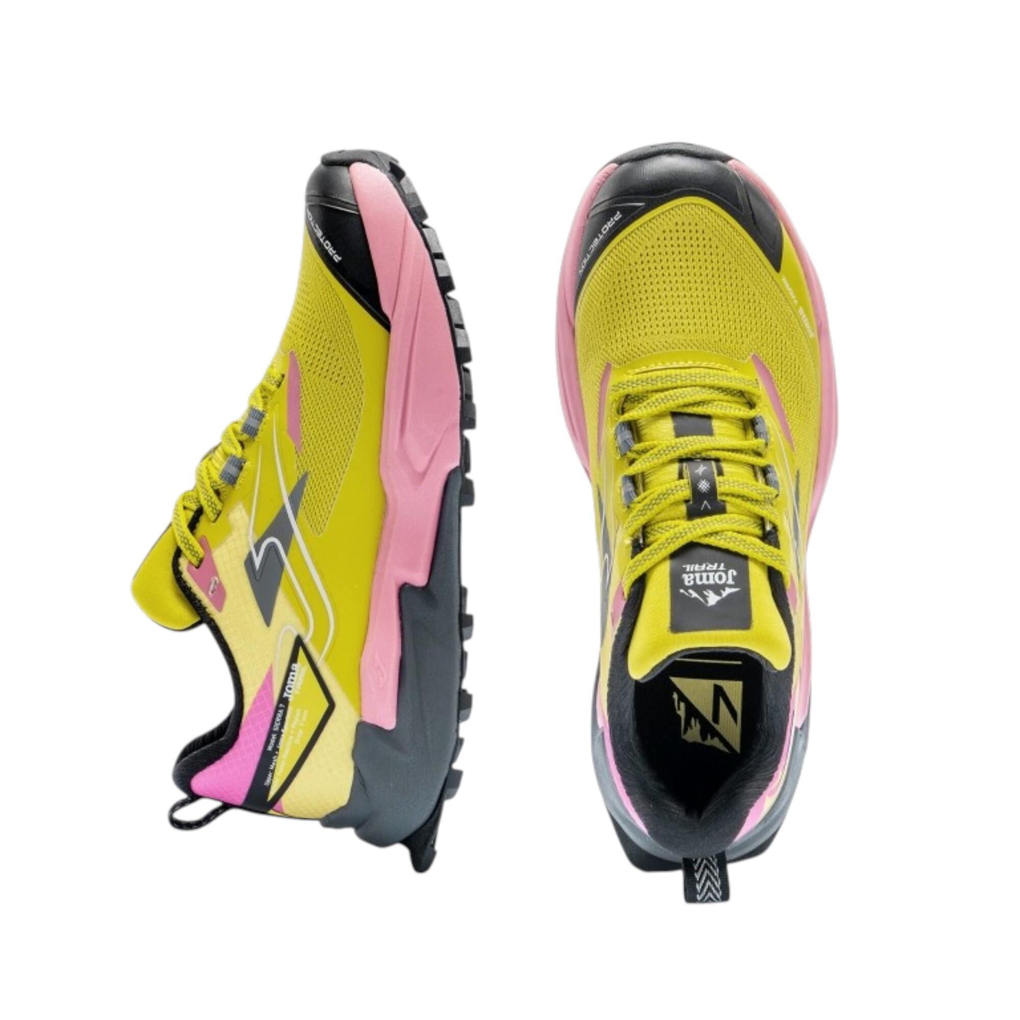 Zapatillas Trail running Mujer Joma sierra lady 2623 amarillo 2/5